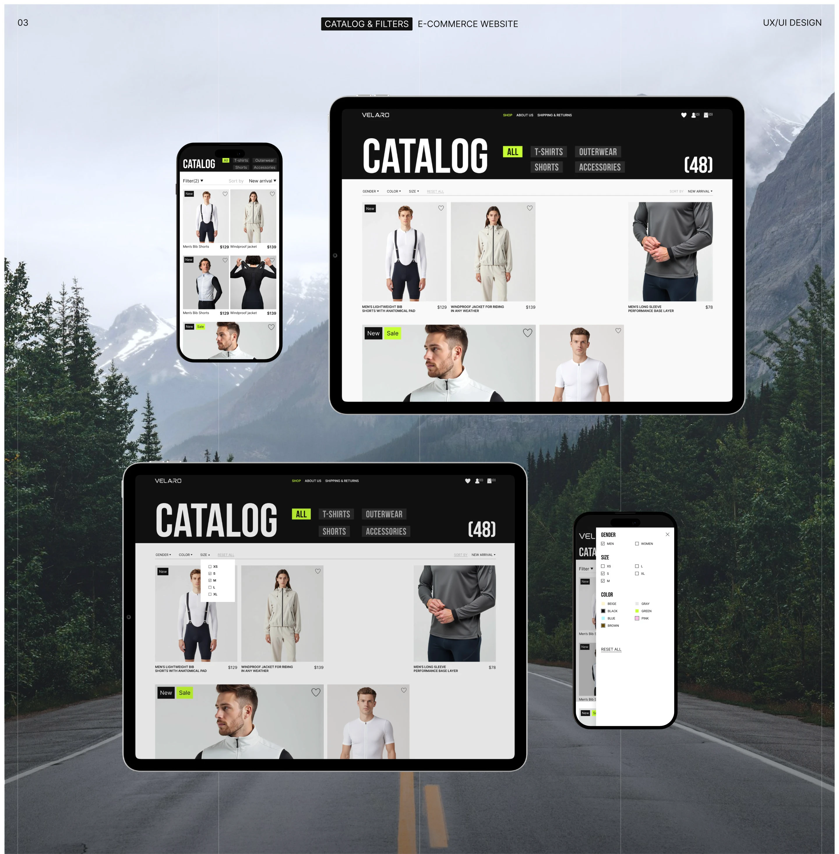 VELARO | E-COMMERCE — Изображение №6 — Интерфейсы на Dprofile