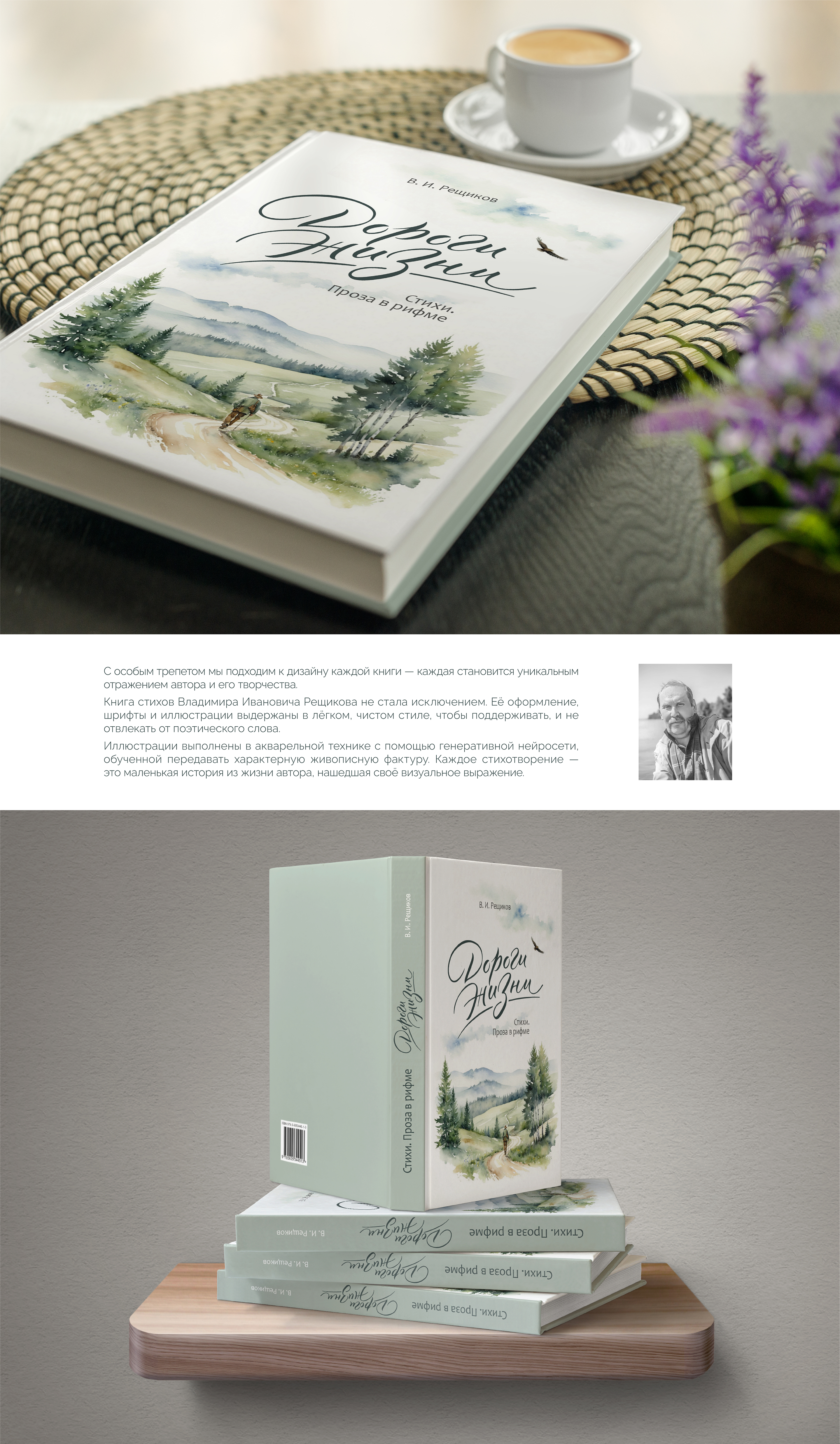 Книга стихов Владимира Ивановича Рещикова — Изображение №1 — Иллюстрация, Графика на Dprofile
