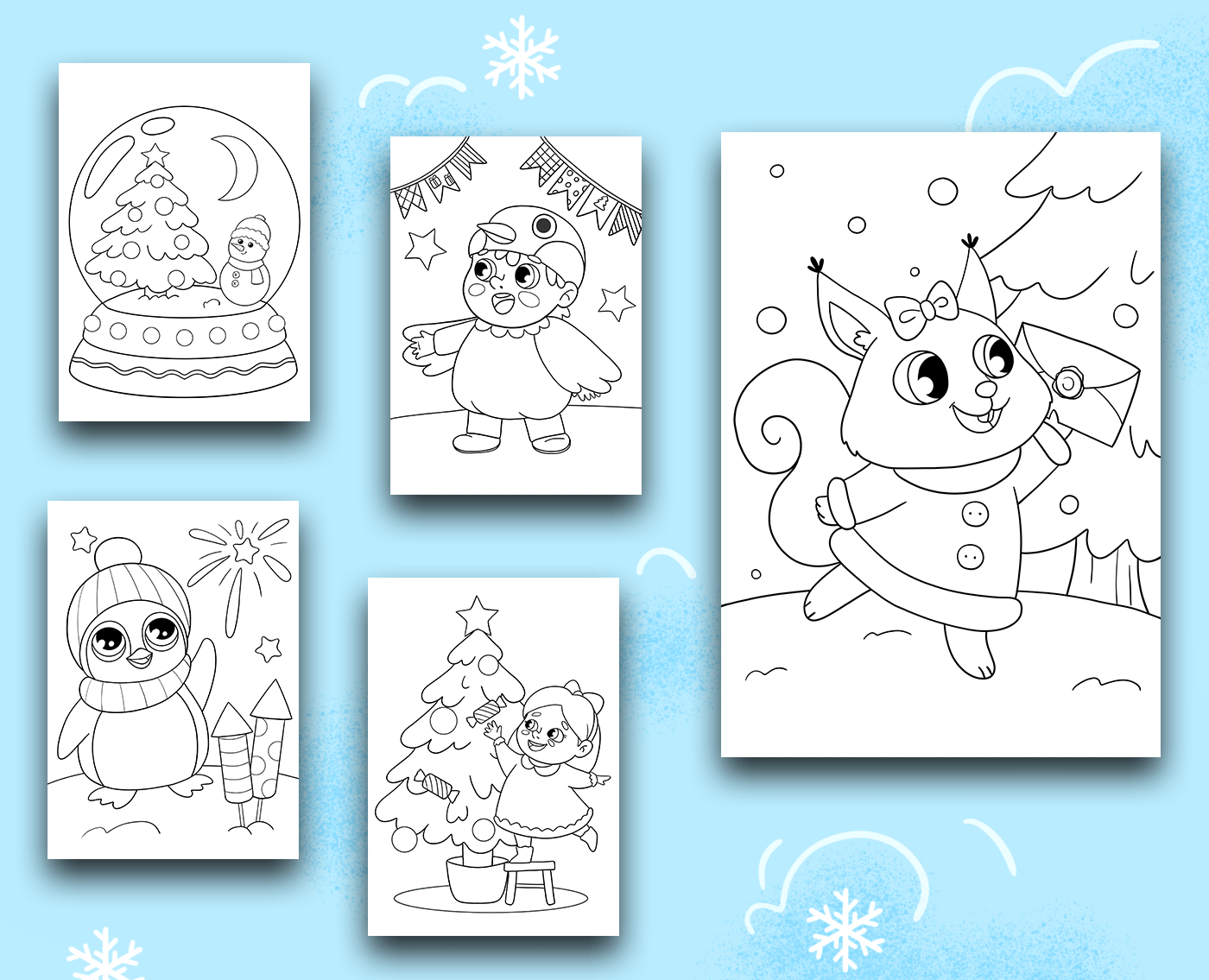 Новогодняя раскраска 2026 — Изображение №4 — Брендинг, Иллюстрация на Dprofile