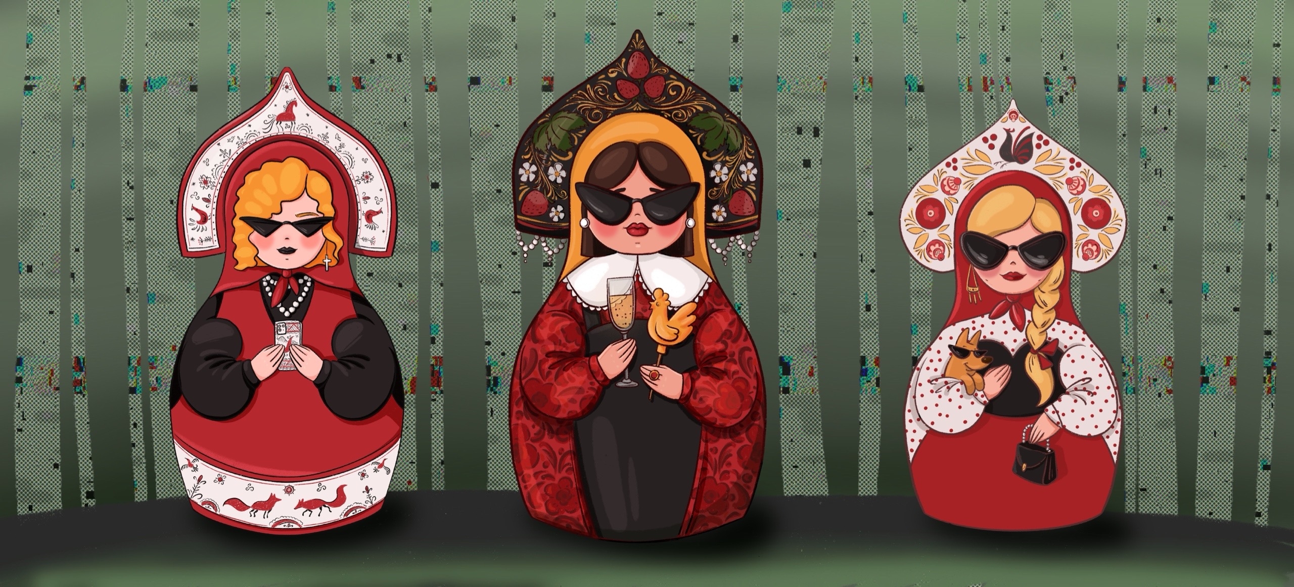 Коллекция цифровых иллюстраций "Русская Душа" — Изображение №10 — Брендинг, Иллюстрация на Dprofile