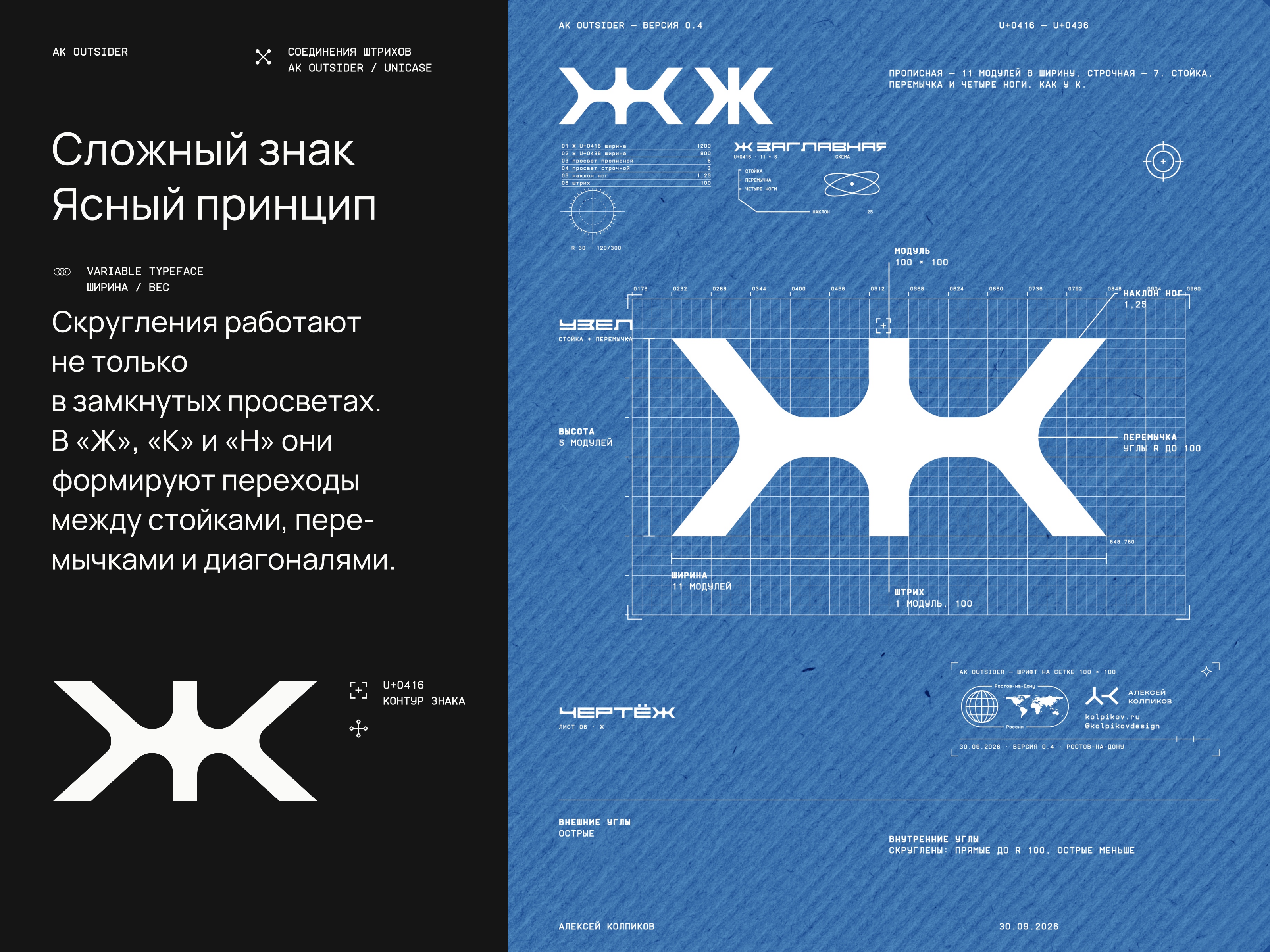 Шрифт AK Outsider — Изображение №5 — Брендинг, Графика на Dprofile