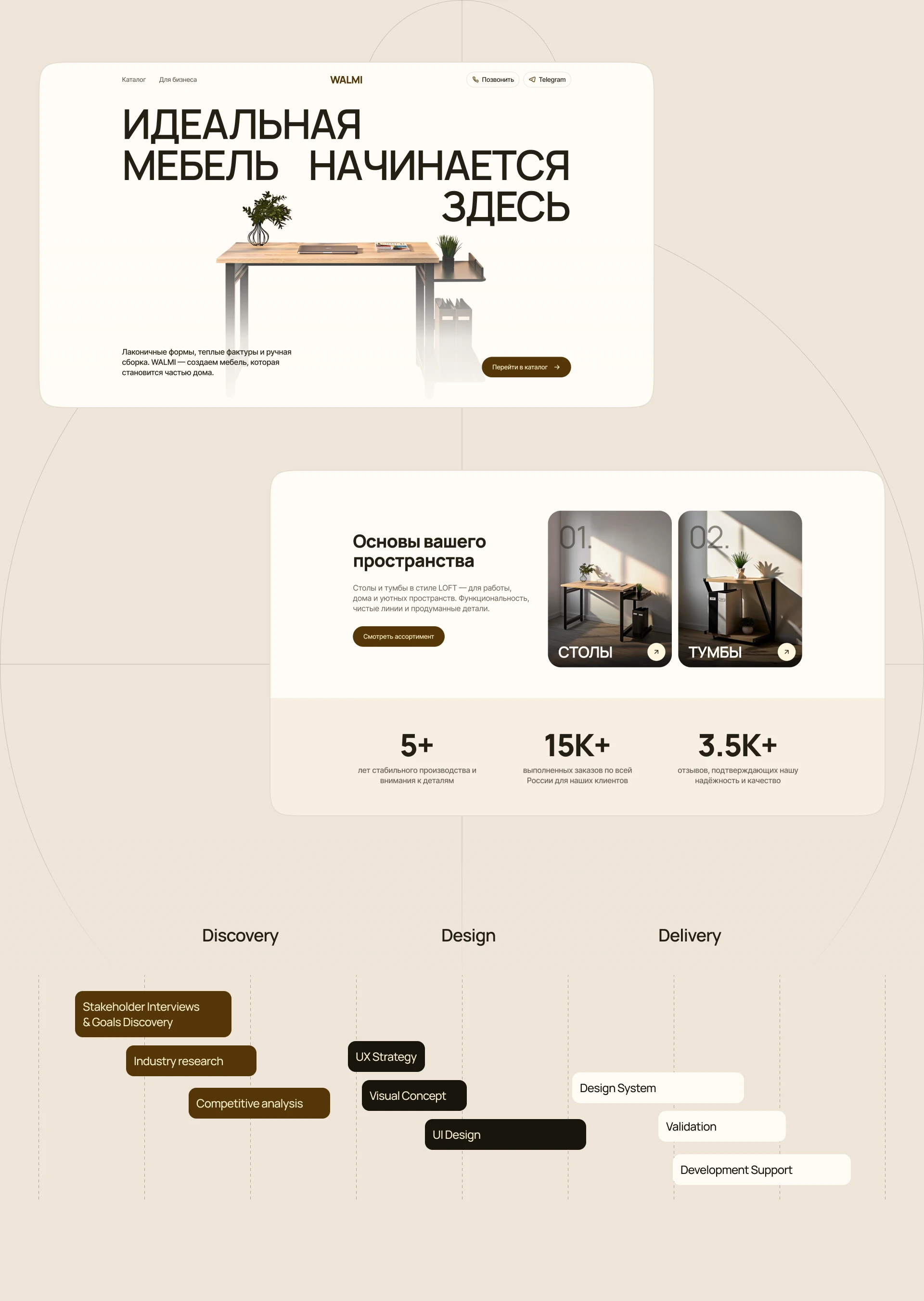 WALMI — онлайн-каталог мебели — Изображение №4 — Интерфейсы на Dprofile