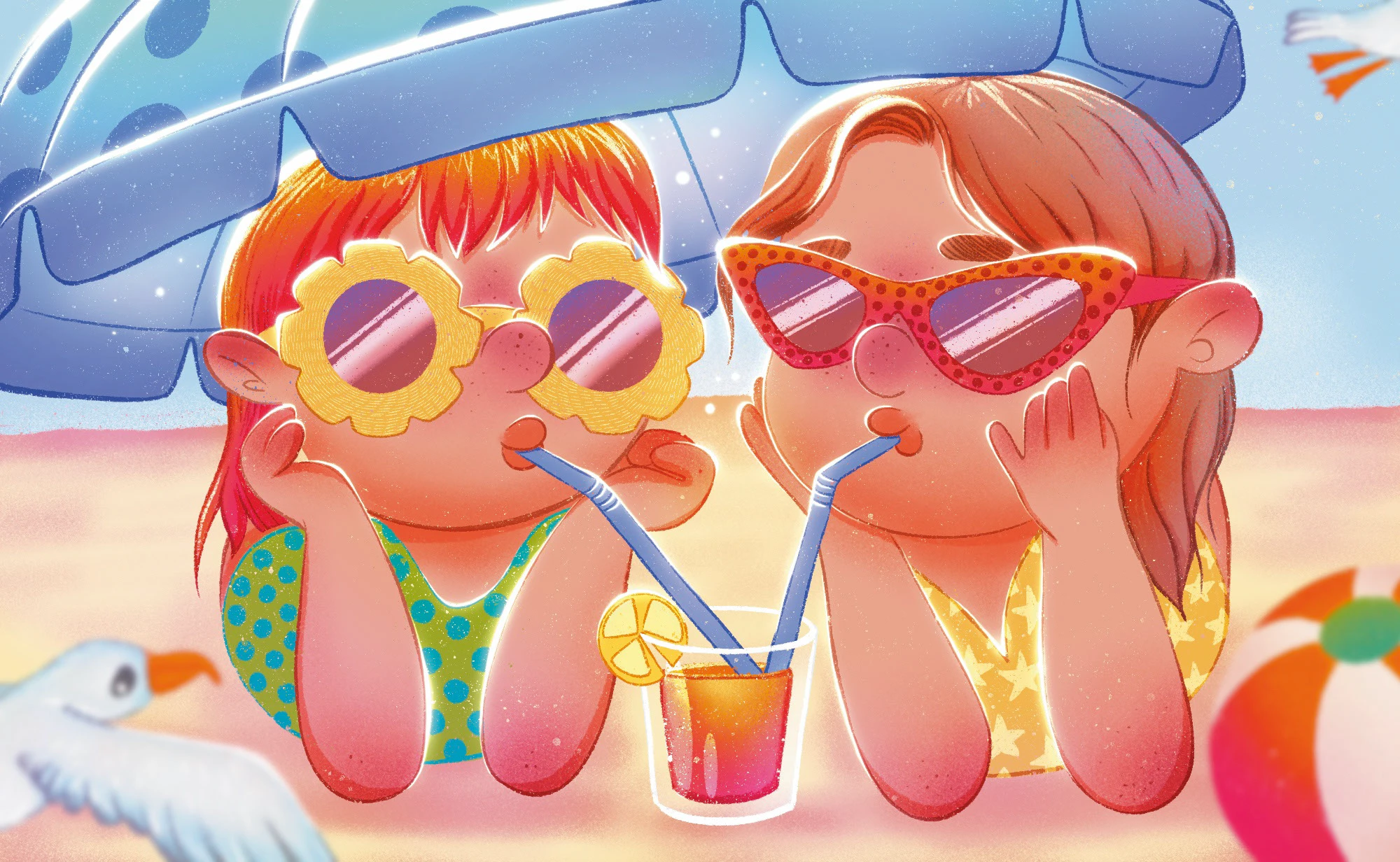 Летние иллюстрации. — Изображение №1 — Иллюстрация на Dprofile