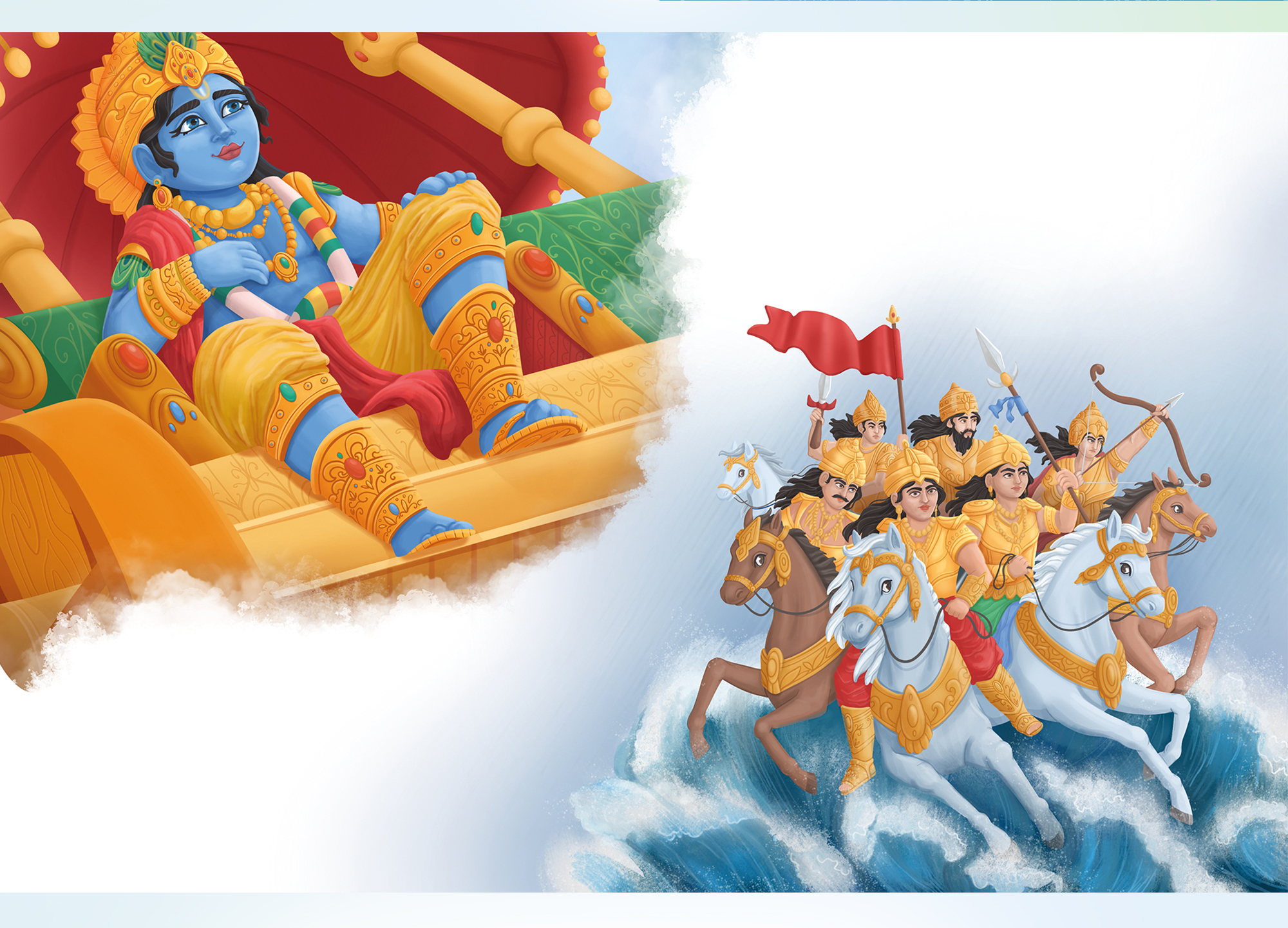 Книжная иллюстрация/Гита III (для детей) — Изображение №3 — Иллюстрация, Графика на Dprofile