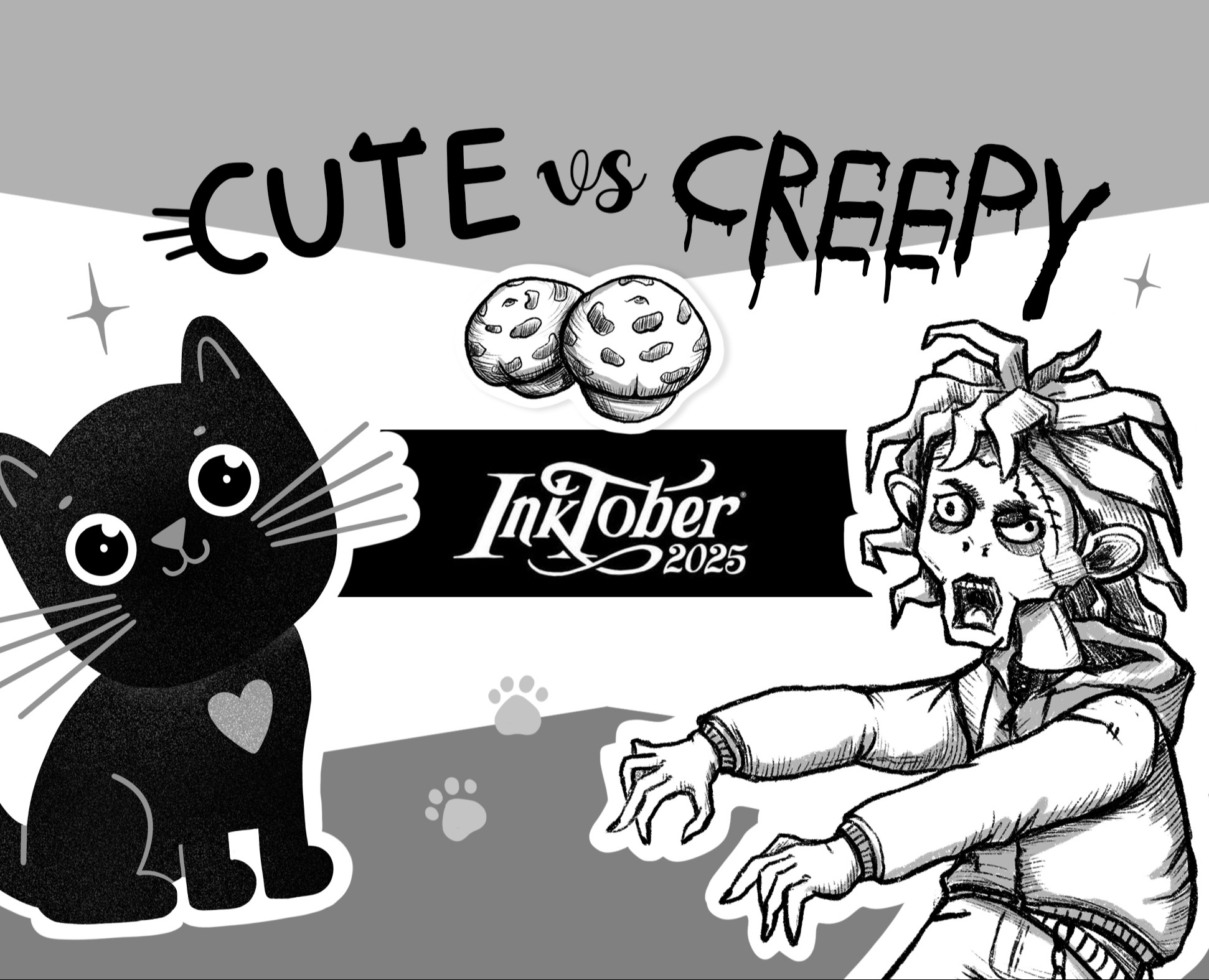 Стикеры и детские тату/Inktober 2025 на Dprofile