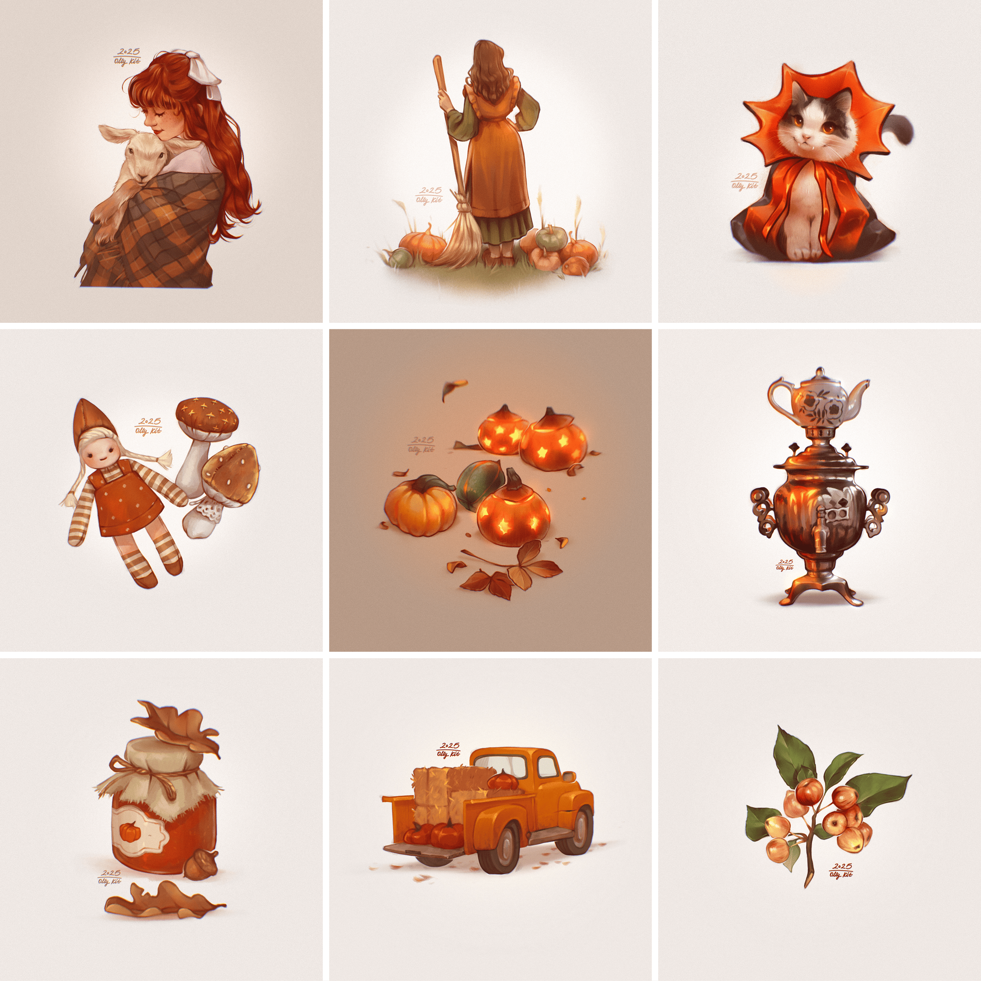 Inktober 2025 Уютные скетчи — Изображение №1 — Иллюстрация на Dprofile