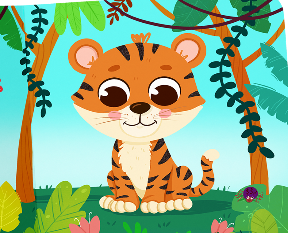 Тактильная книга для детей — Иллюстрация на Dprofile