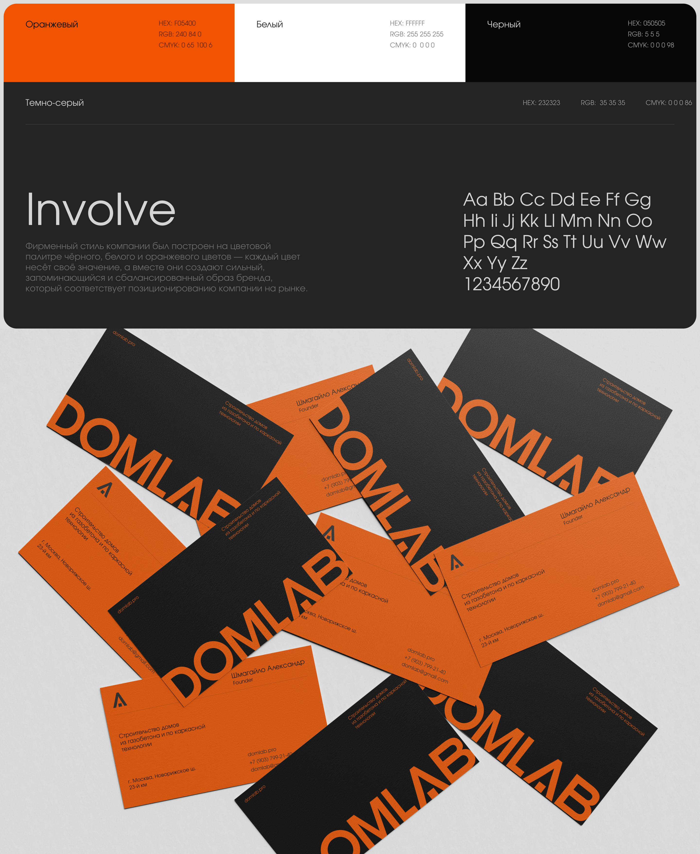 Строительная компания DomLab - брендинг и веб-дизайн — Изображение №4 — Интерфейсы, Брендинг на Dprofile