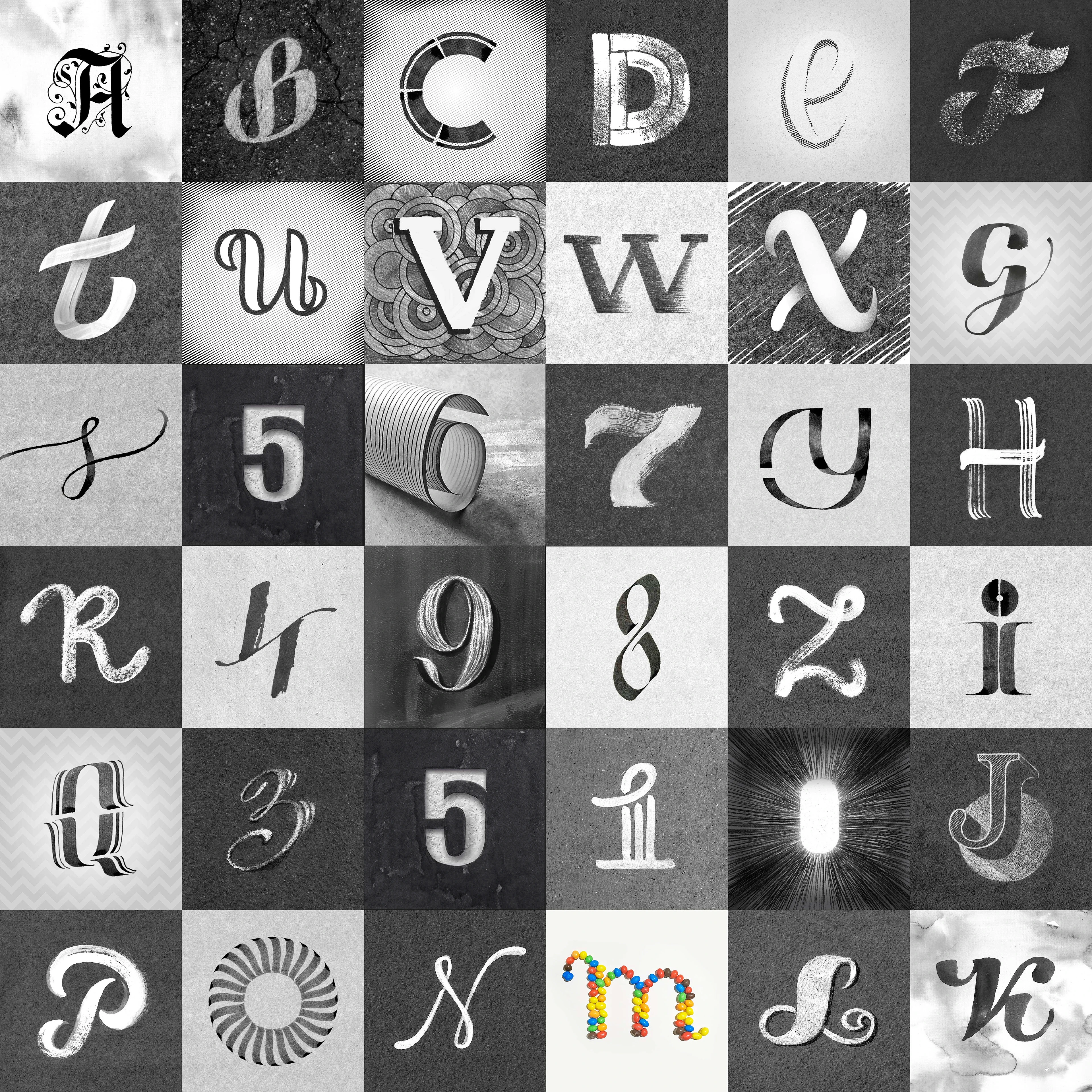 Серия графических композиций к челленджу «36 Days of Type» — Изображение №20 — Графика на Dprofile