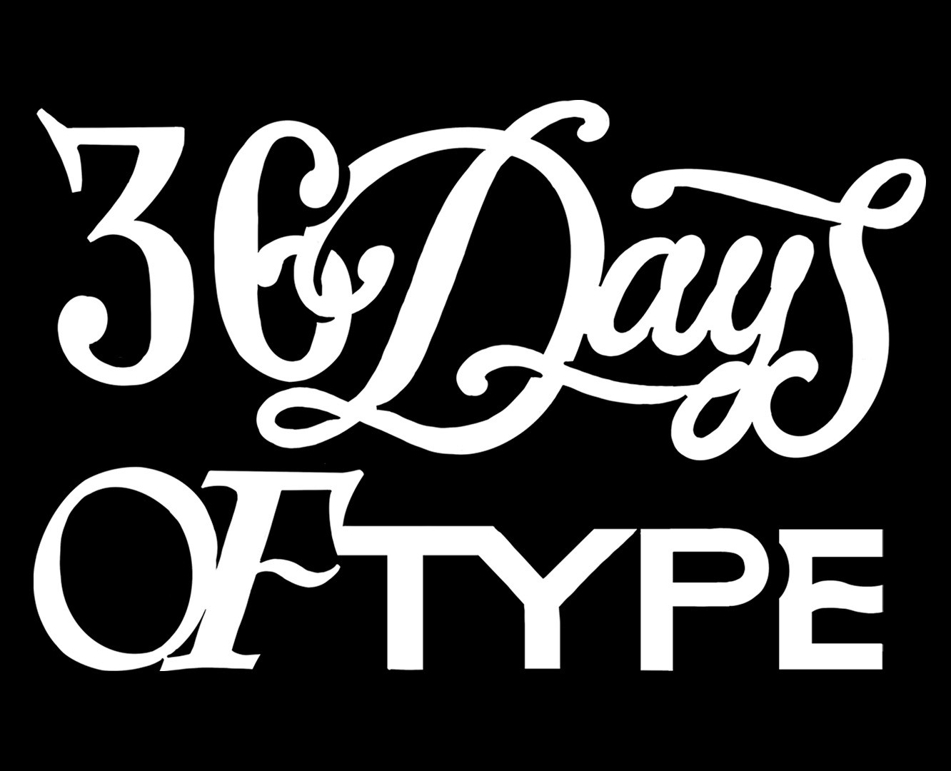 Серия графических композиций к челленджу «36 Days of Type» — Графика на Dprofile
