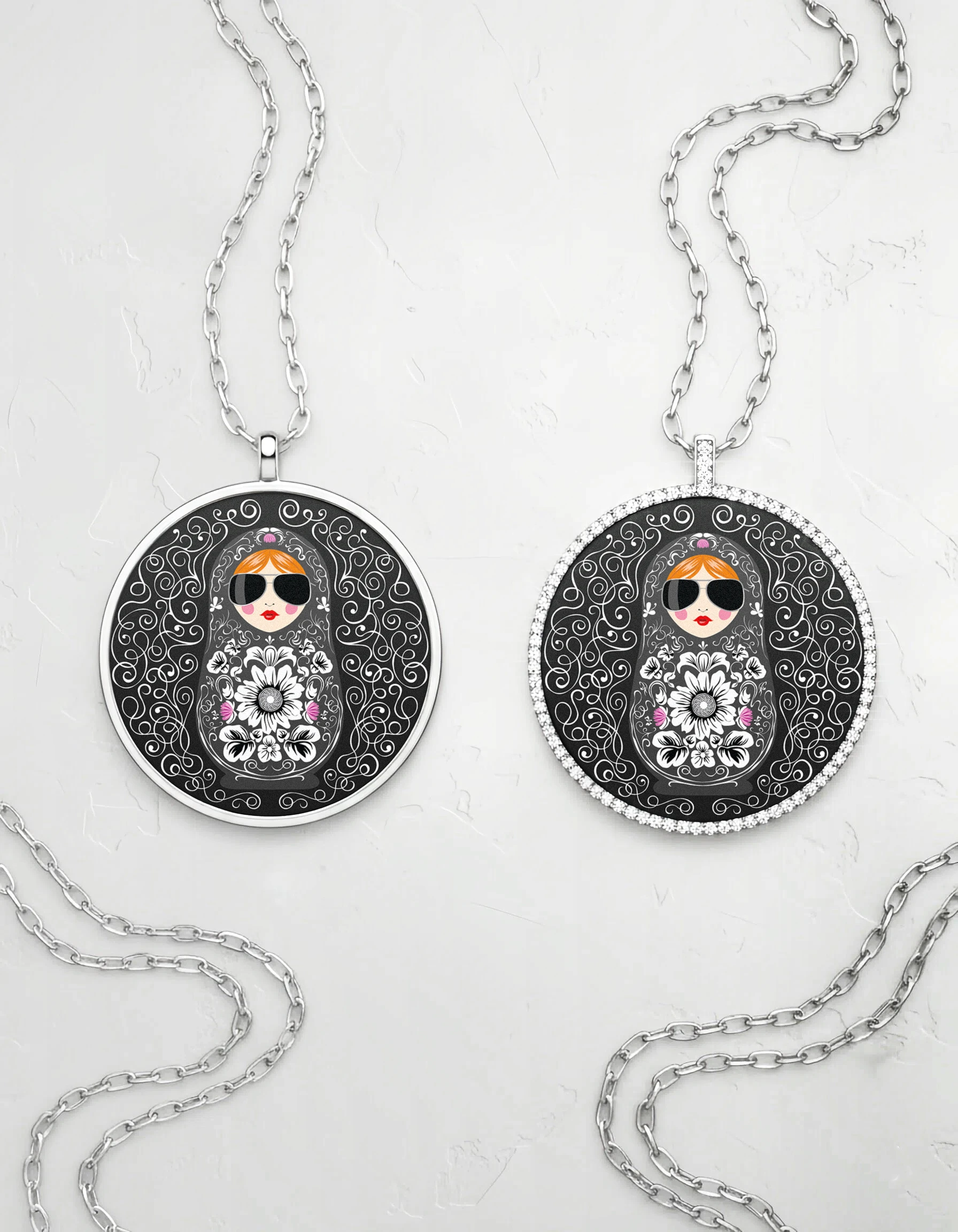 MATRYOSHKA CHIC COLLECTION luxury — Изображение №4 — Брендинг, Иллюстрация на Dprofile