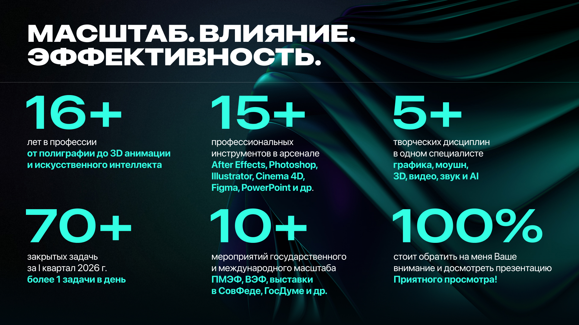 ПОРТФОЛИО 2026 — Изображение №2 — Графика, Анимация на Dprofile