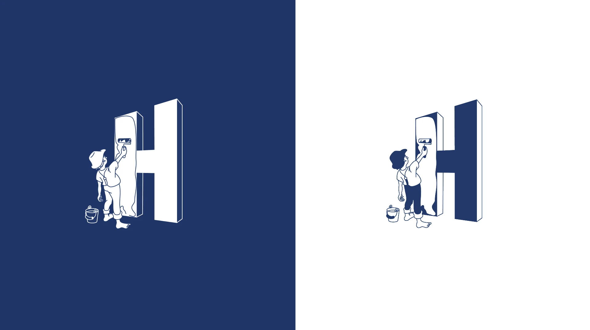 Иллюстрация для логотипа лакокрасочного бренда — Изображение №7 — Брендинг, Иллюстрация на Dprofile