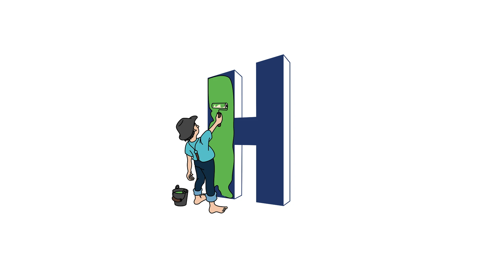 Иллюстрация для логотипа лакокрасочного бренда — Изображение №6 — Брендинг, Иллюстрация на Dprofile