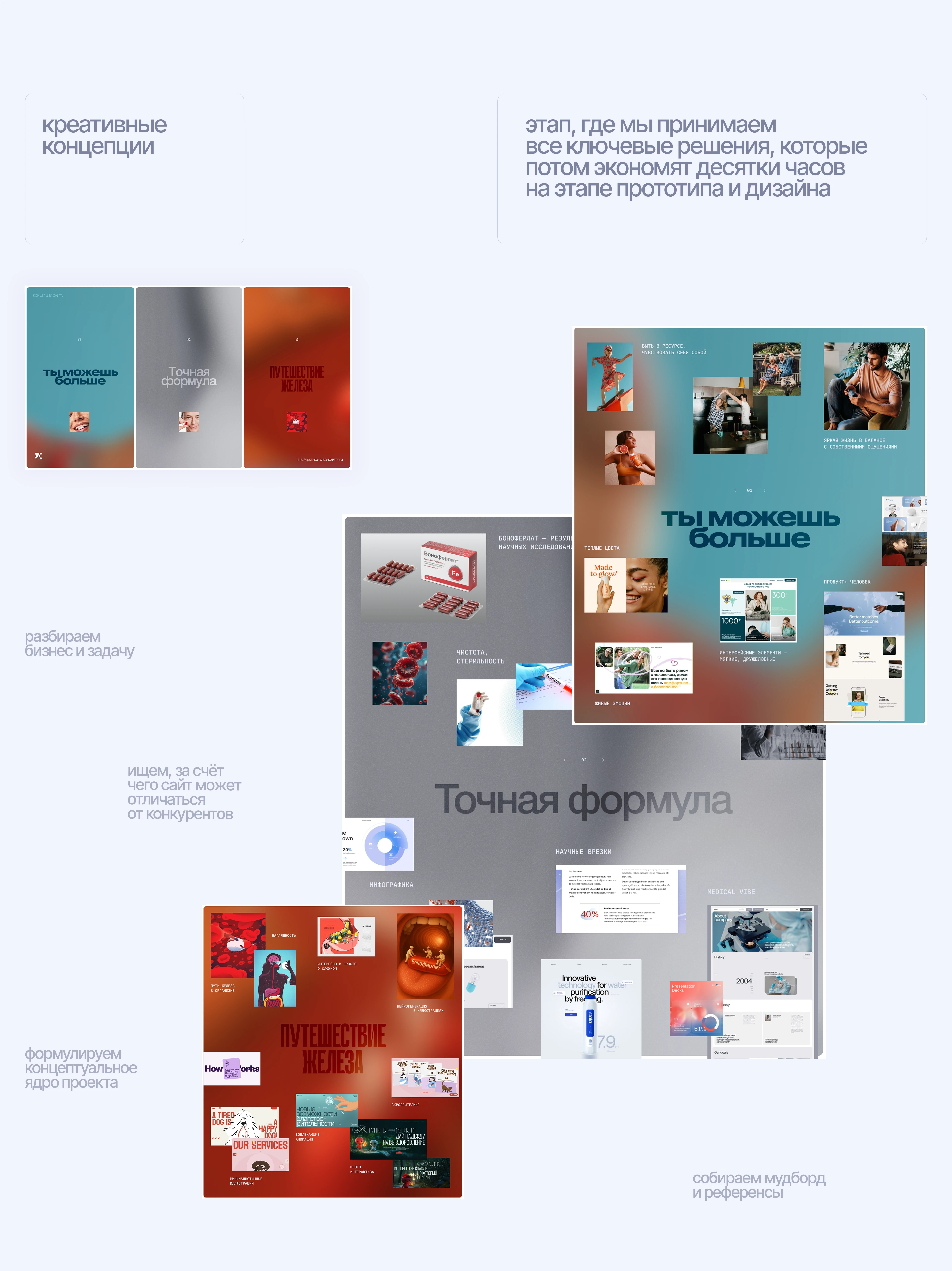 Сайт для БАД «Боноферлат» — Изображение №7 — Интерфейсы, Графика на Dprofile