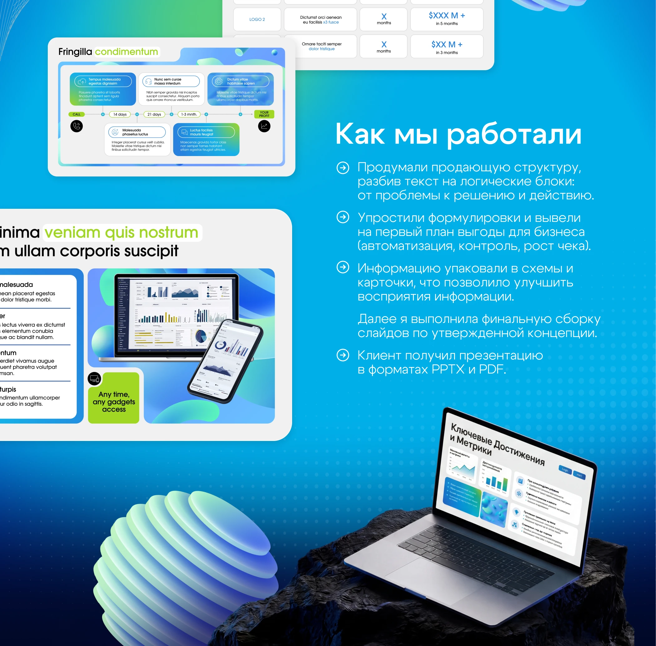 Презентация IT продукта - B2B коммерческое предложение — Изображение №4 — Графика, Маркетинг на Dprofile