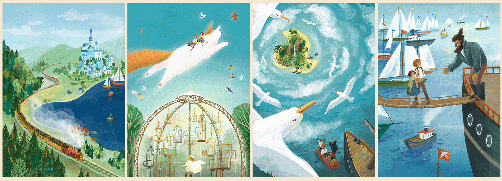 Иллюстрации для детской сказочной повести Лены Шаленой "Кира и ее Тень" — Изображение №6 — Иллюстрация на Dprofile