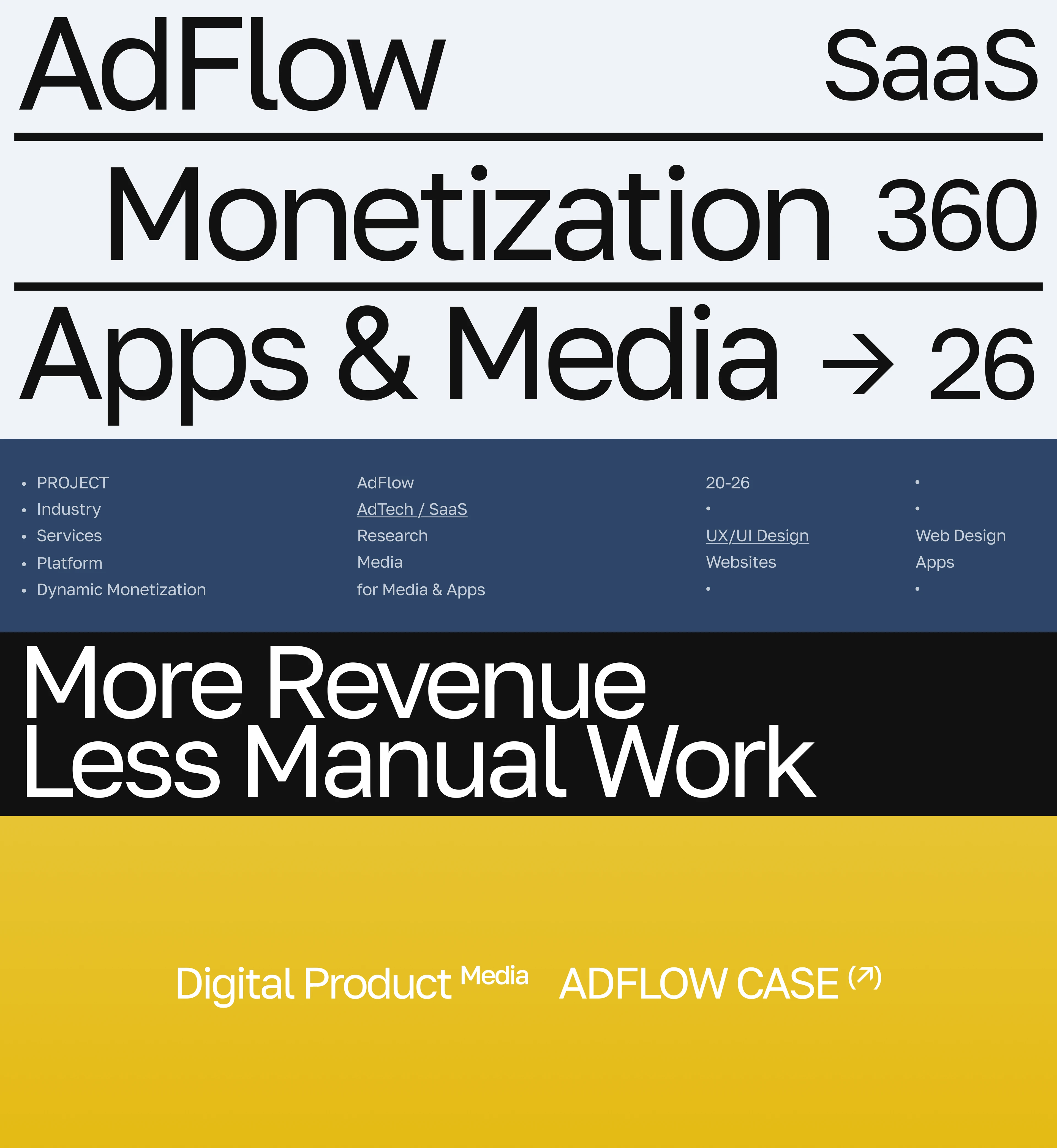 B2B AdTech SaaS Platform — Website Concept — Изображение №2 — Интерфейсы на Dprofile