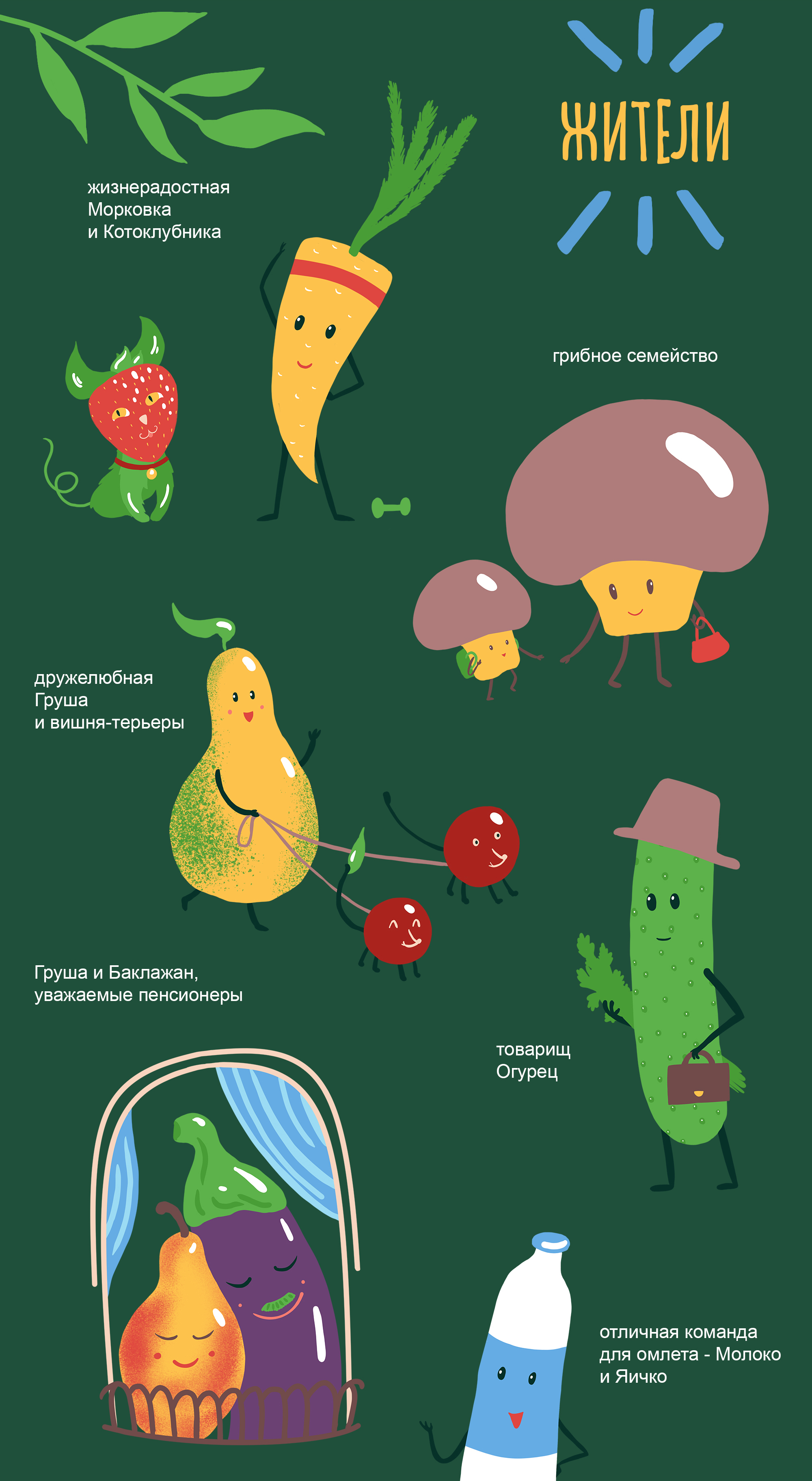 Город доброй еды — Изображение №2 — Брендинг, Иллюстрация на Dprofile