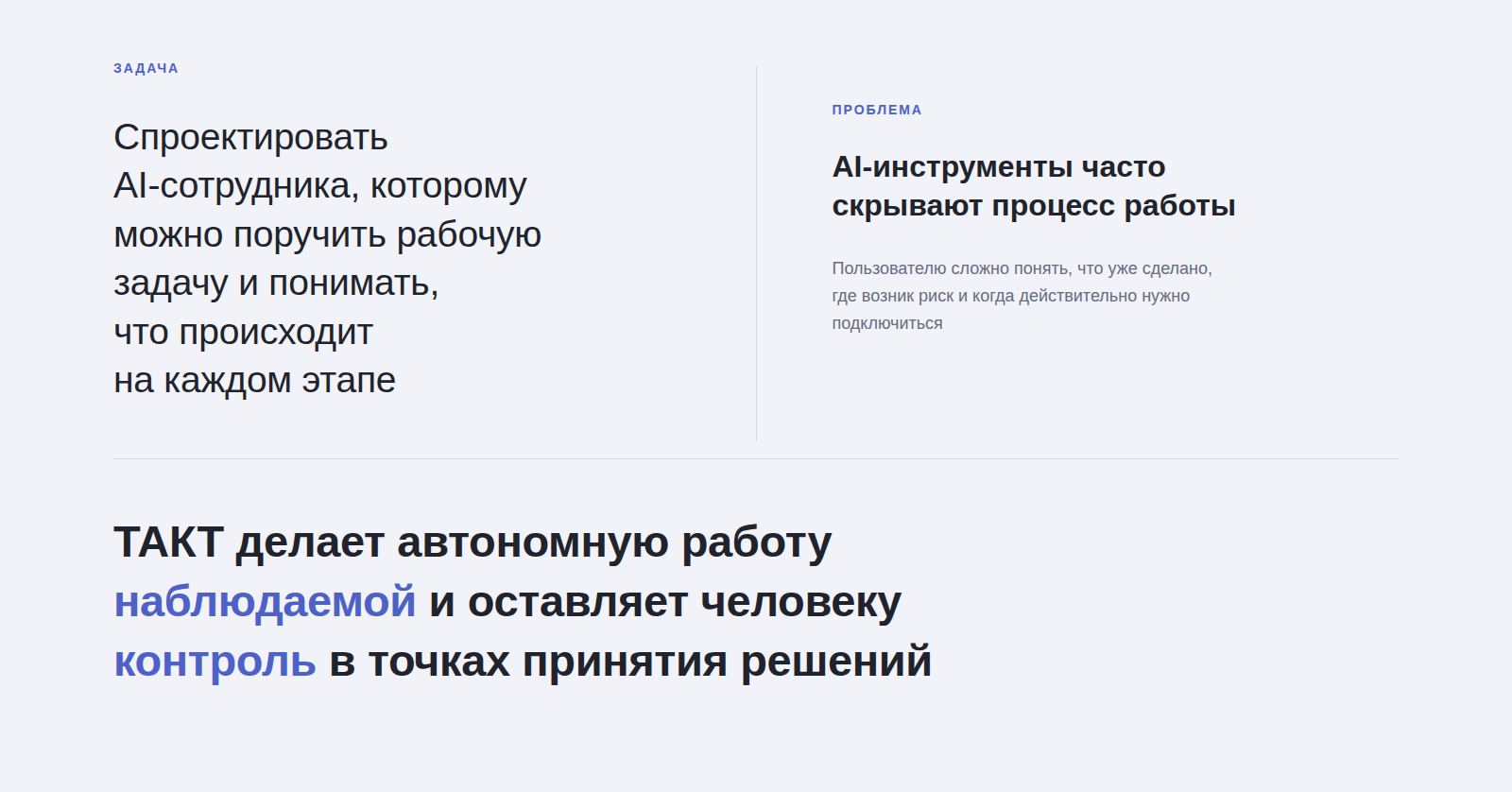 ТАКТ - цифровой сотрудник — Изображение №1 — Интерфейсы на Dprofile