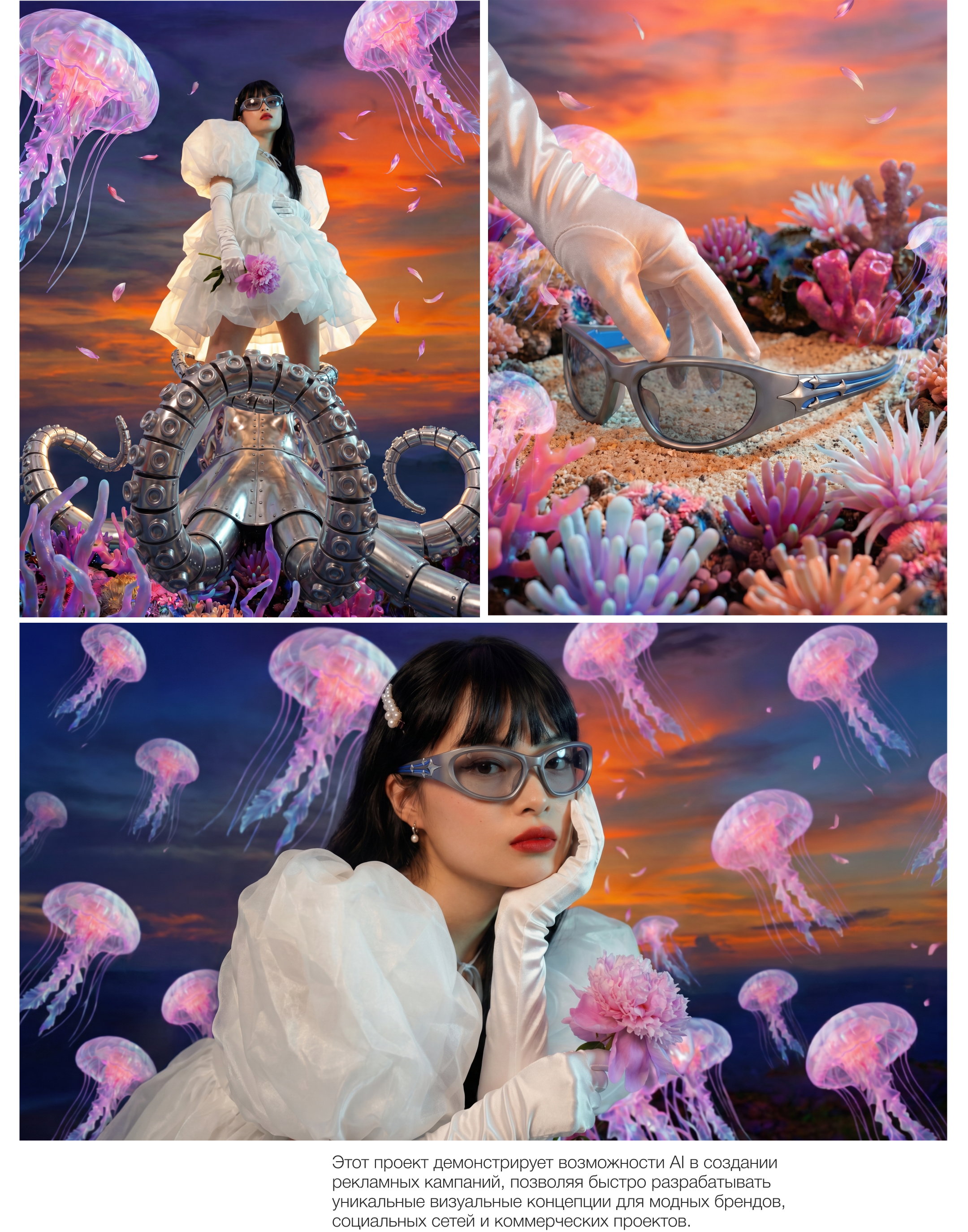 Gentle Monster — AI Fashion Campaign | Photo & Video Concept — Изображение №6 — Нейро на Dprofile