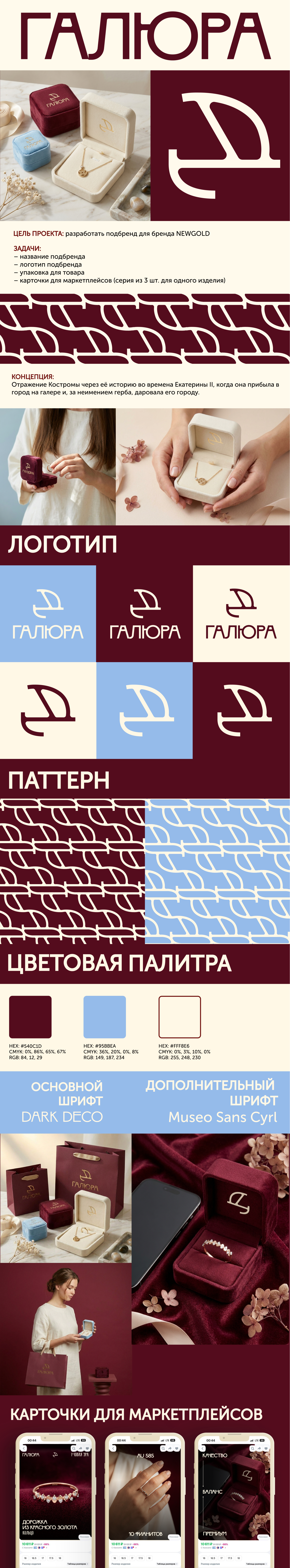 ГАЛЮРА: конкурс ювелирного бренда — Изображение №1 — Брендинг на Dprofile