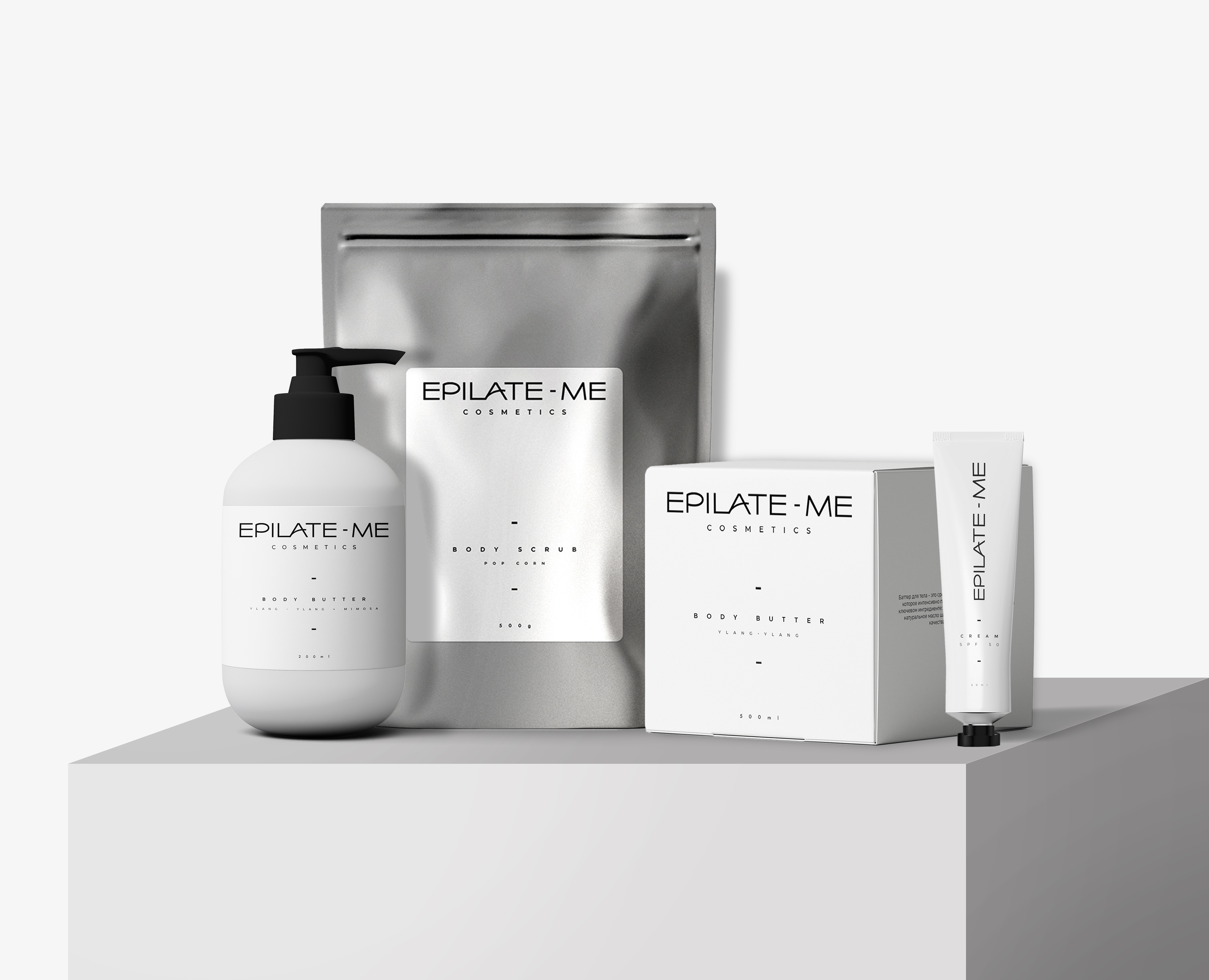 Epilate Me — Брендинг, Промдизайн на Dprofile