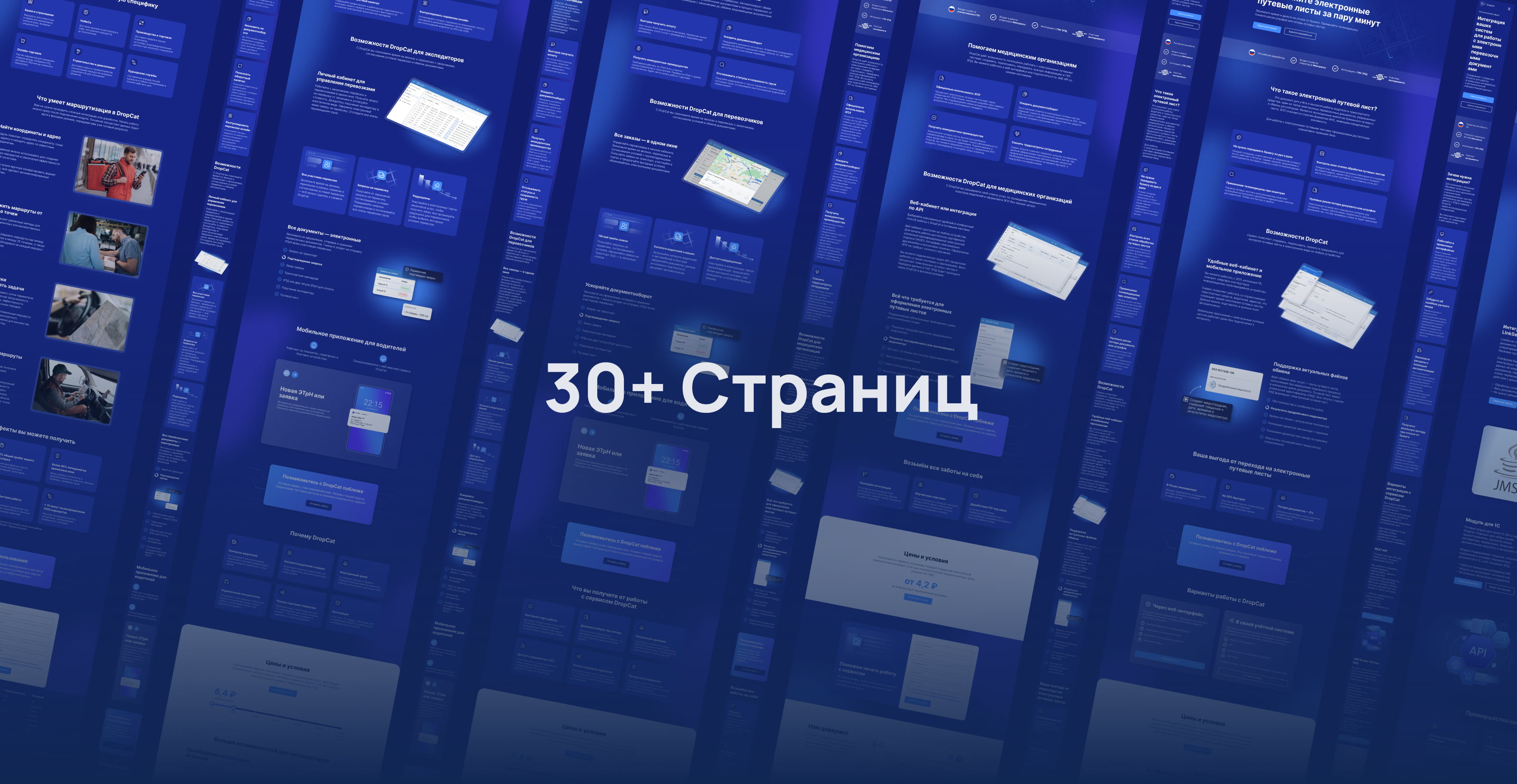 Логистическая платформа, многостраничный сайт | B2B — Изображение №8 — Интерфейсы, Анимация на Dprofile