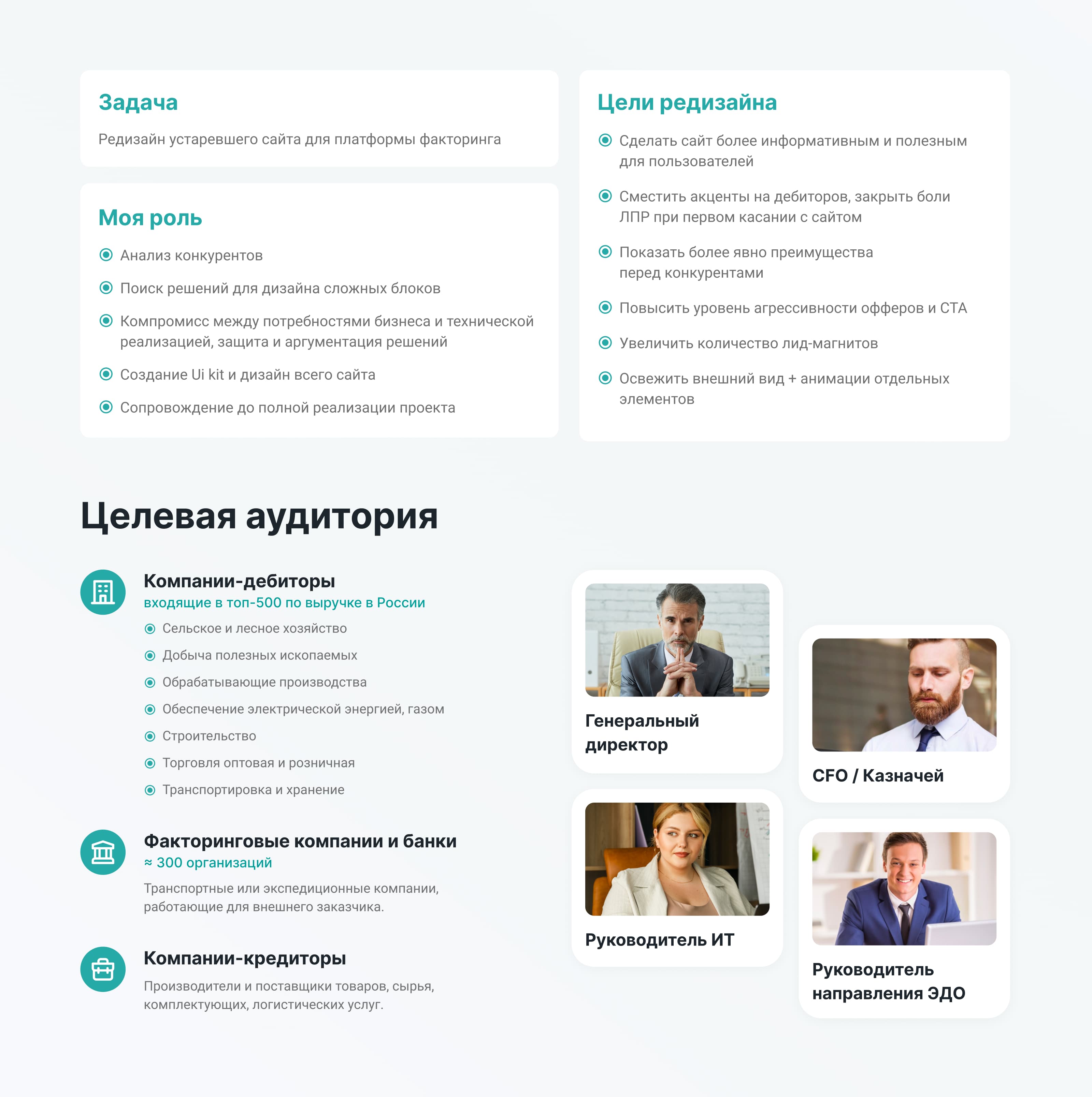 Сайт автоматизации факторинга B2B — Изображение №2 — Интерфейсы на Dprofile
