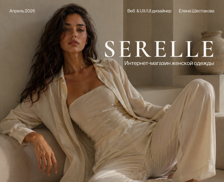 SERELLE — интернет-магазин женской одежды — Интерфейсы, Брендинг на Dprofile