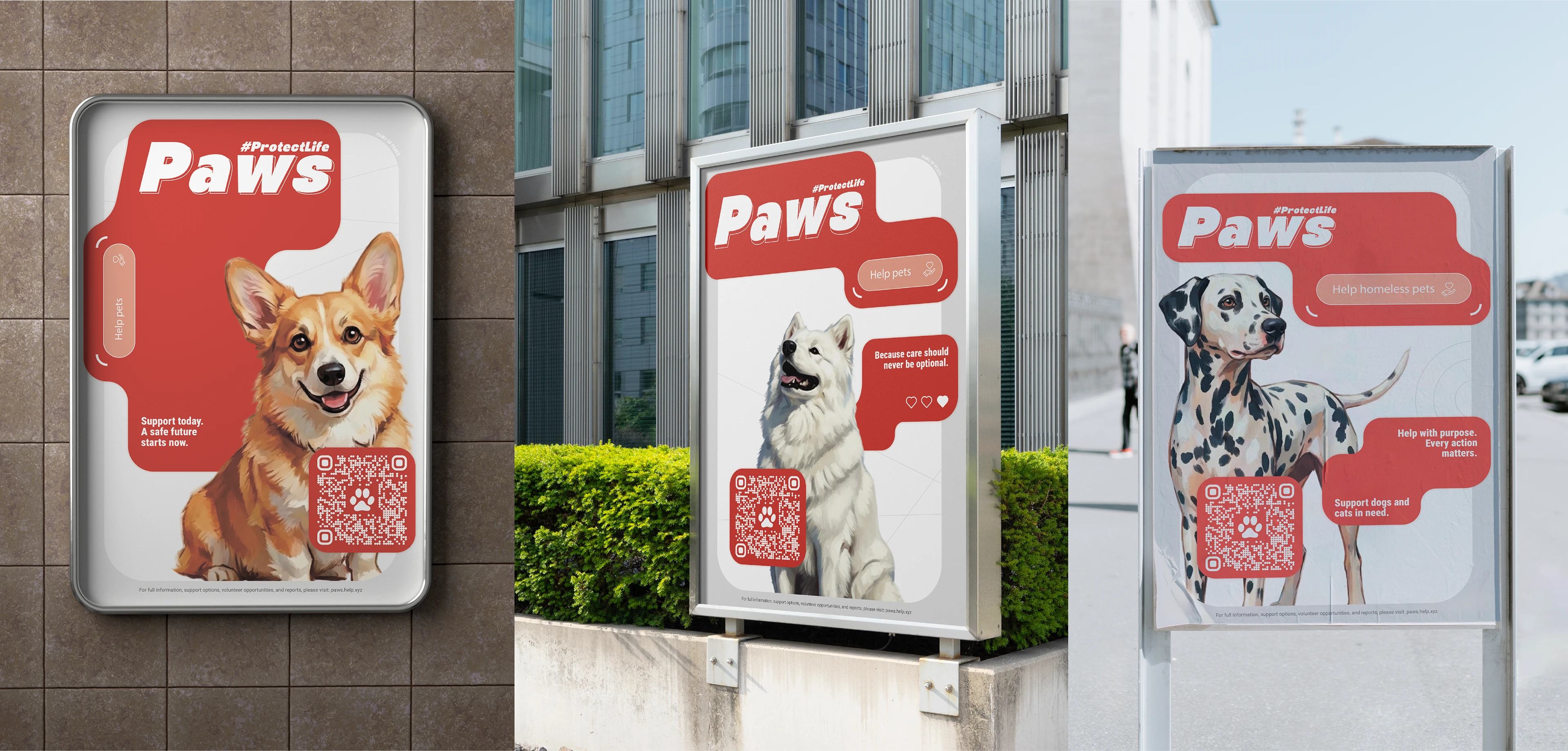 Paws charity — Изображение №13 — Брендинг, Графика на Dprofile