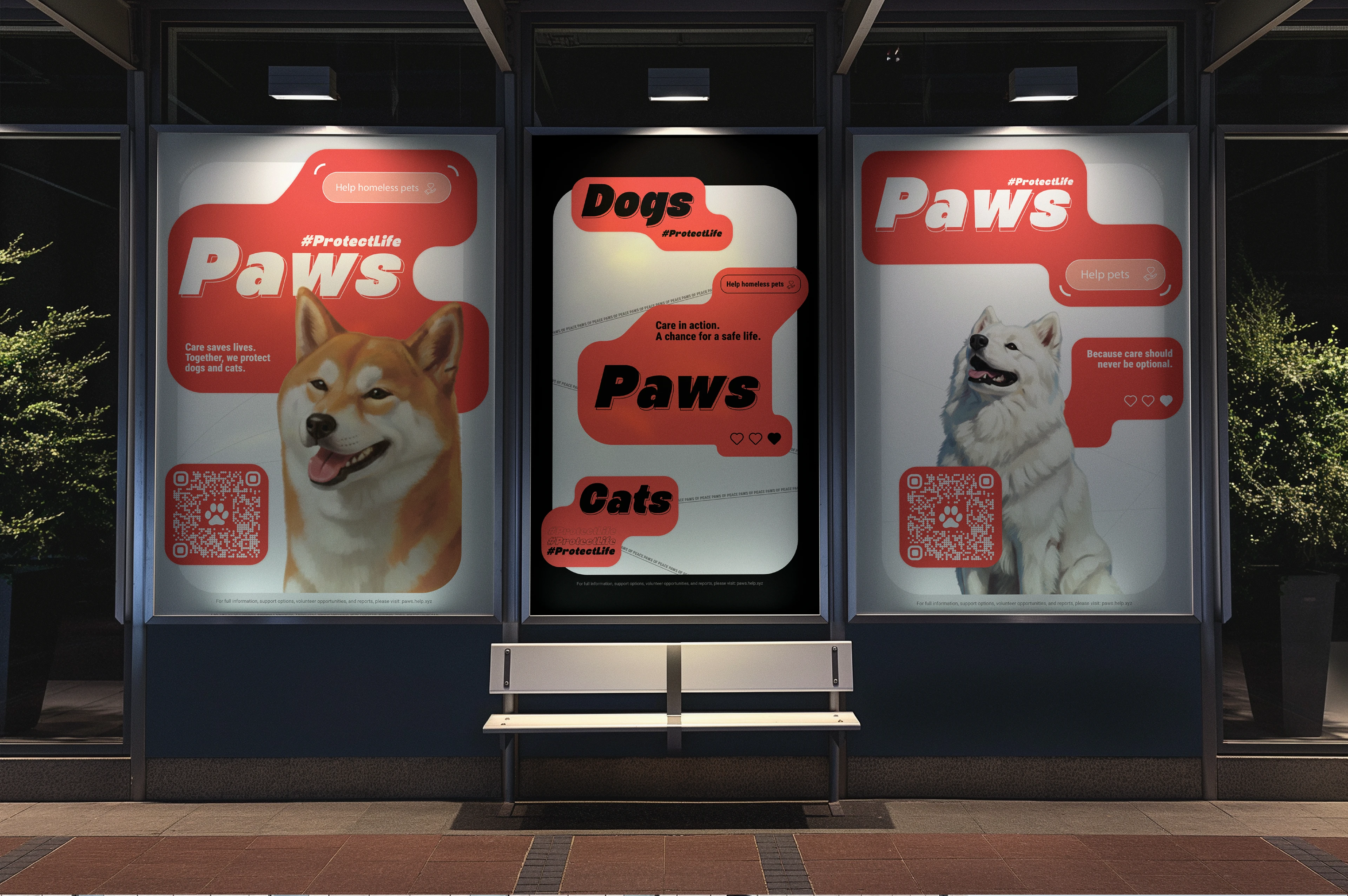 Paws charity — Изображение №11 — Брендинг, Графика на Dprofile