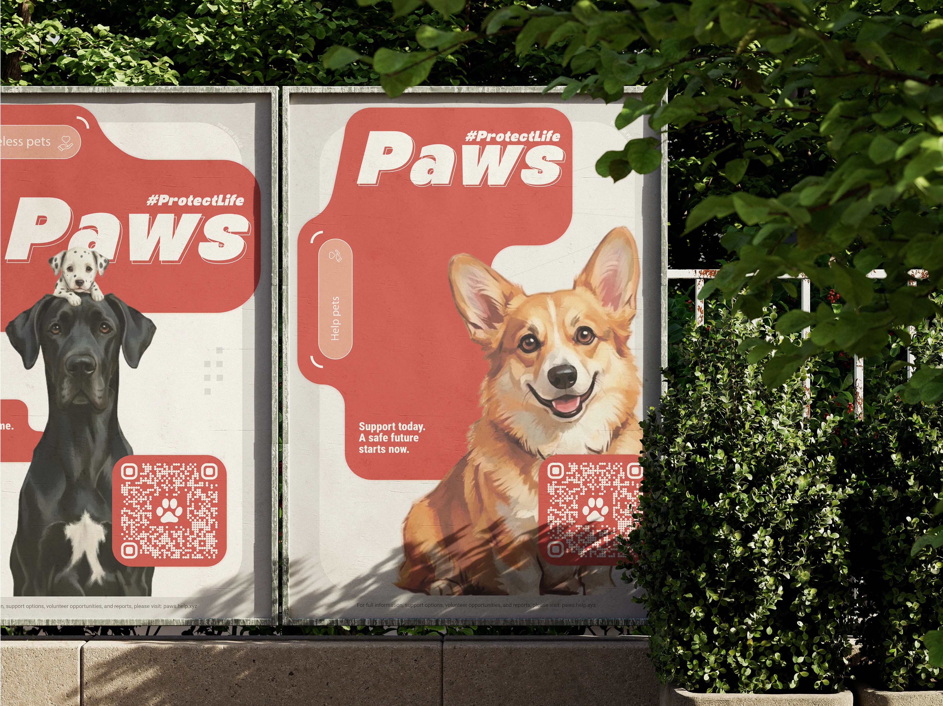 Paws charity — Изображение №4 — Брендинг, Графика на Dprofile