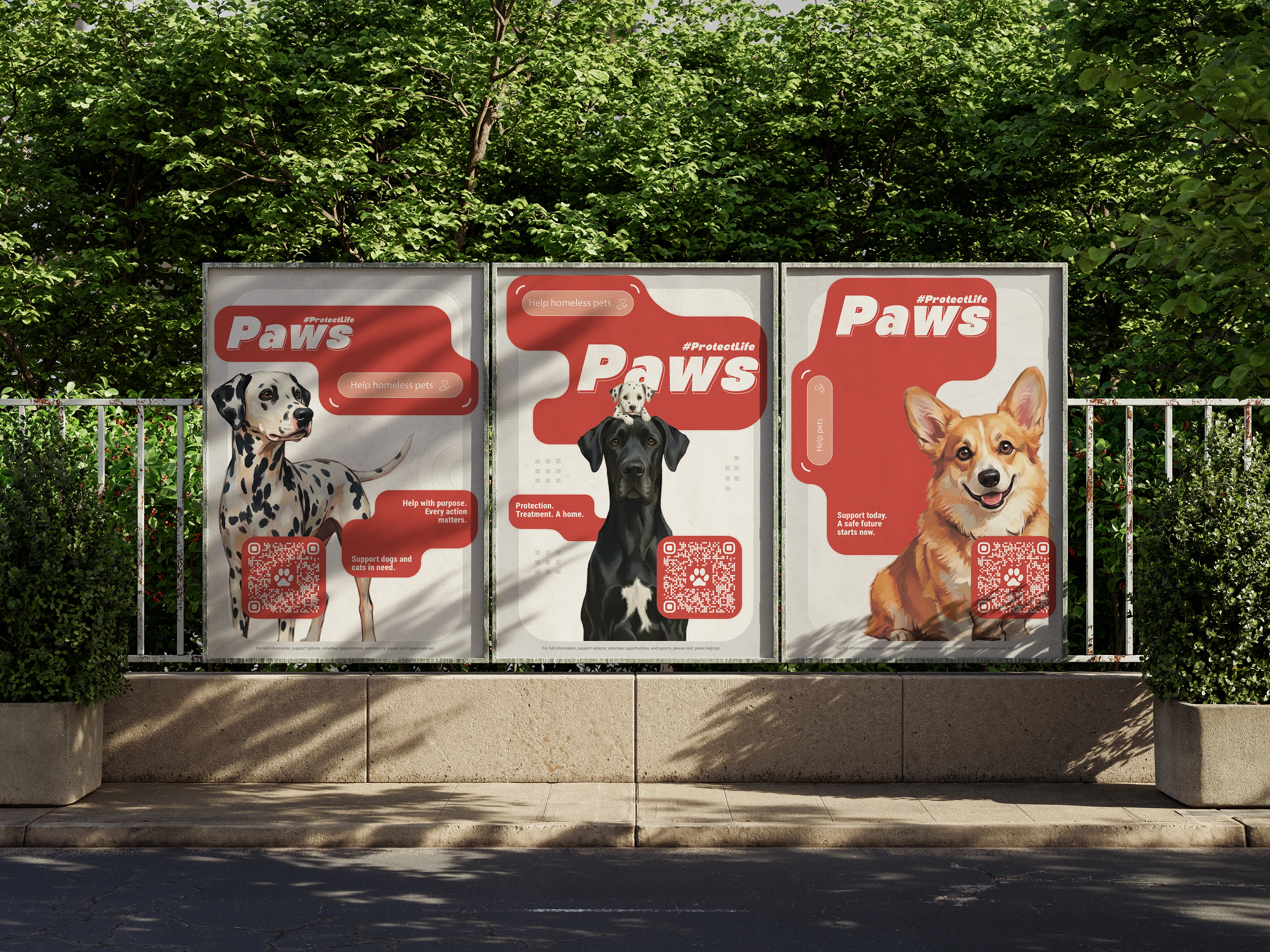 Paws charity — Изображение №1 — Брендинг, Графика на Dprofile