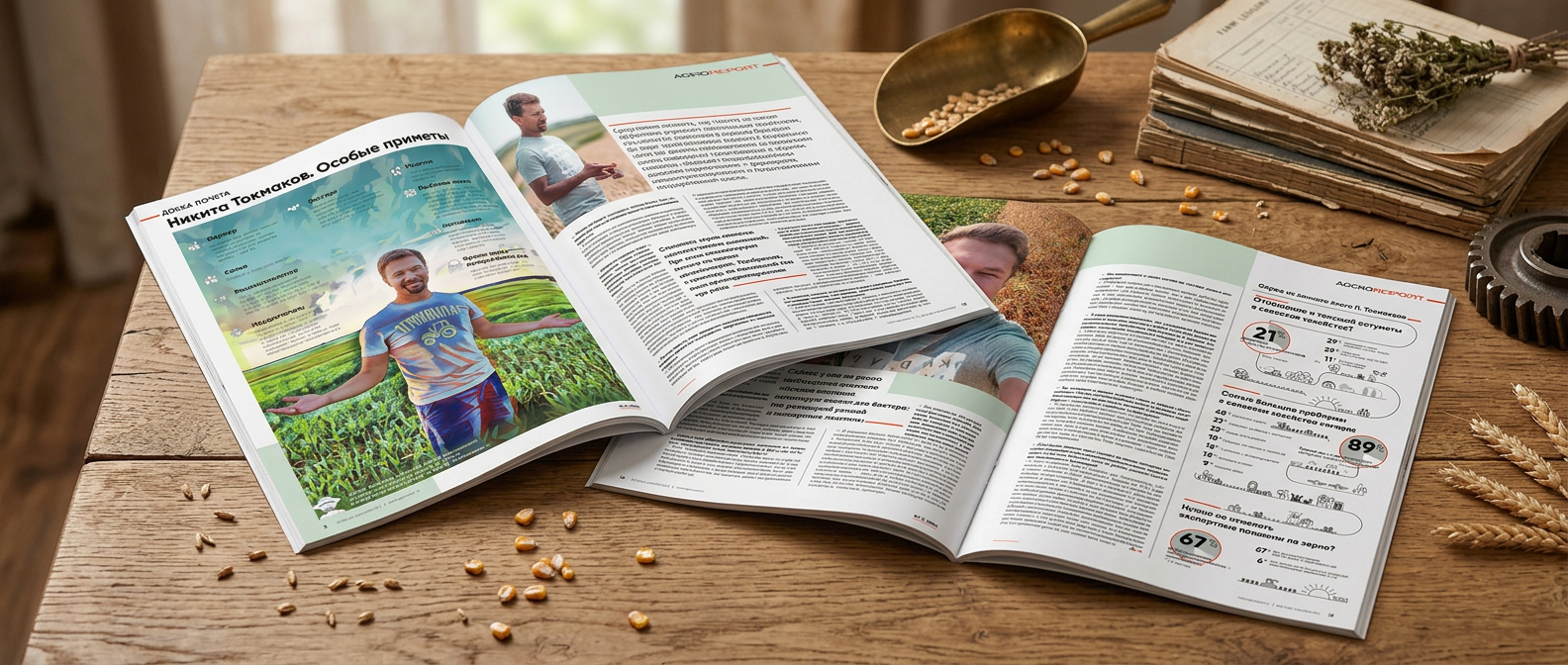 Журнал Agroreport — Изображение №9 — Графика на Dprofile
