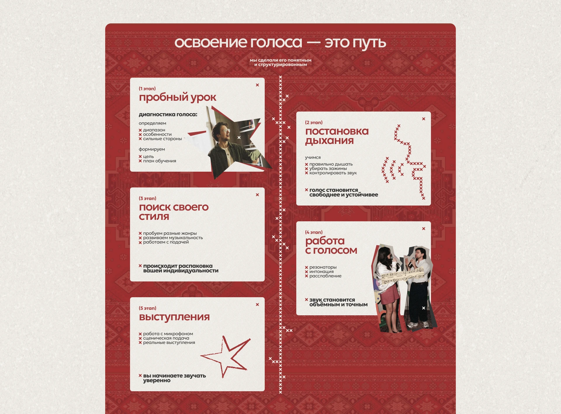 Ковёр // сайт для школы вокала — Изображение №11 — Интерфейсы на Dprofile