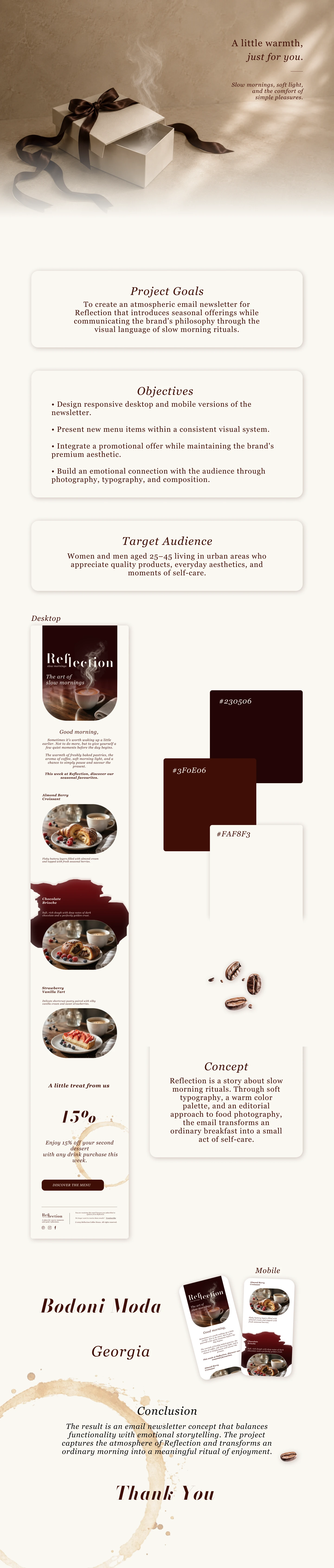 Reflection—Editorial Email Desing — Изображение №1 — Интерфейсы, Графика на Dprofile