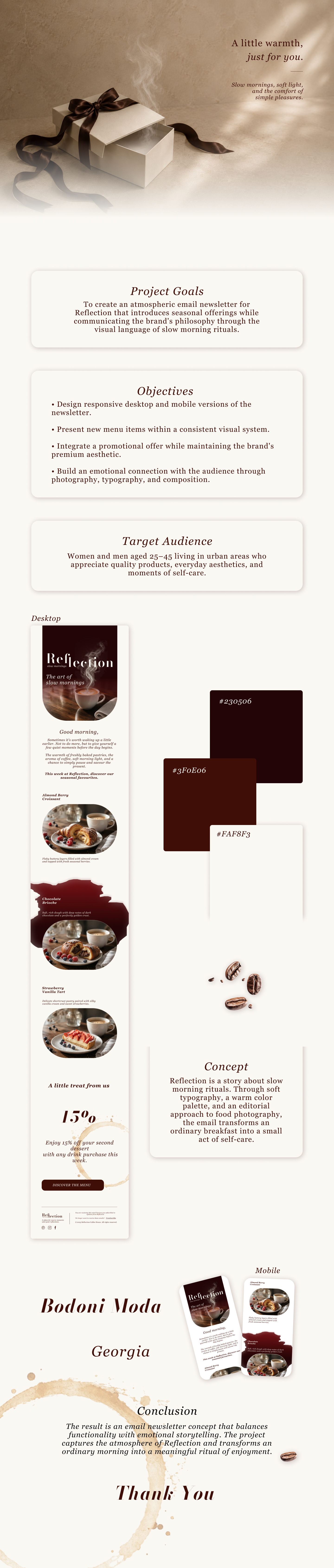 Reflection—Editorial Email Desing — Изображение №1 — Интерфейсы, Графика на Dprofile