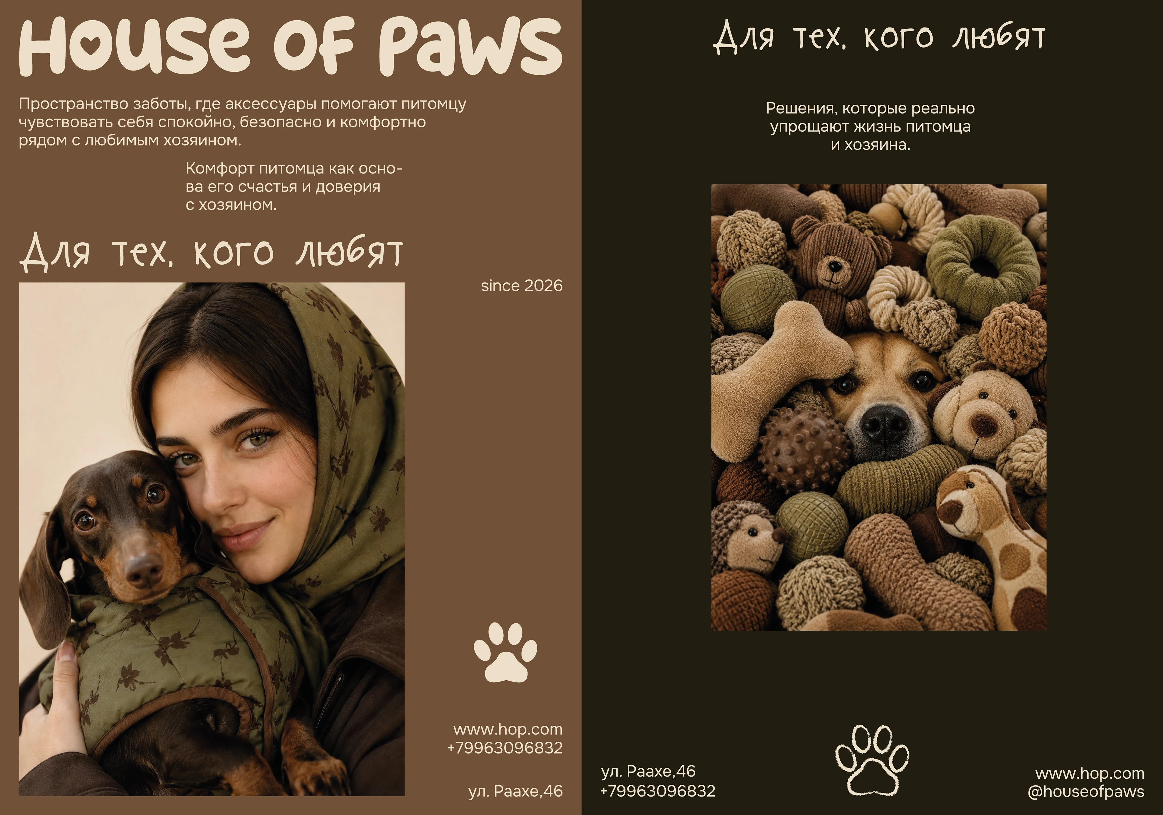 House of Paws / Animal accessories — Изображение №5 — Брендинг на Dprofile
