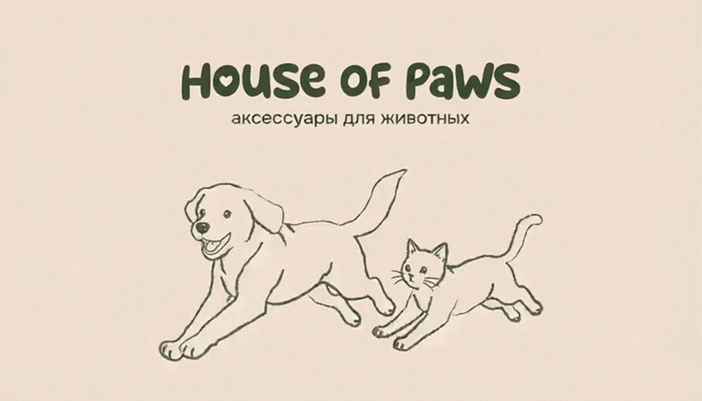 House of Paws / Animal accessories — Изображение №3 — Брендинг на Dprofile
