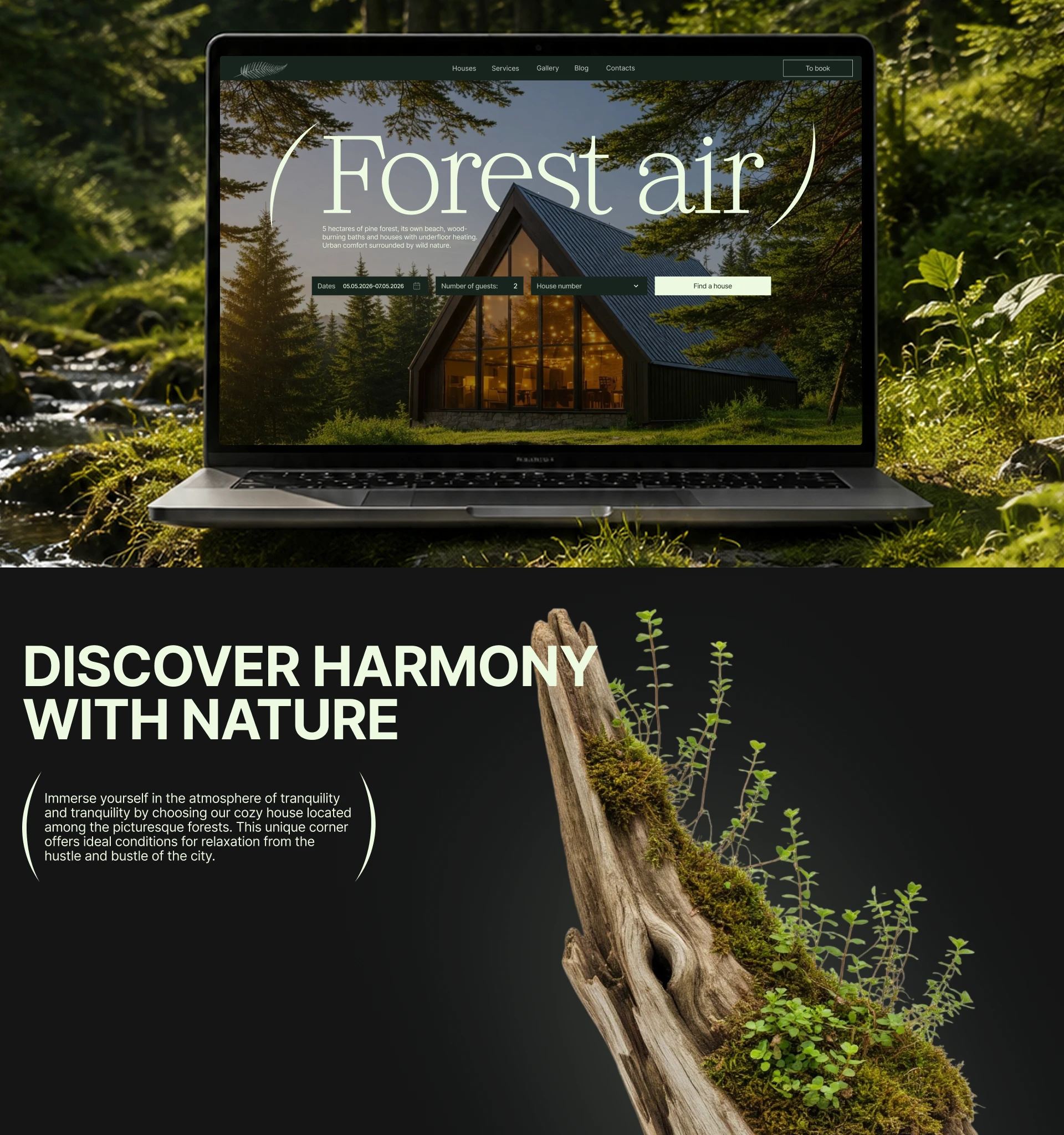 Forest air website — Изображение №4 — Интерфейсы на Dprofile