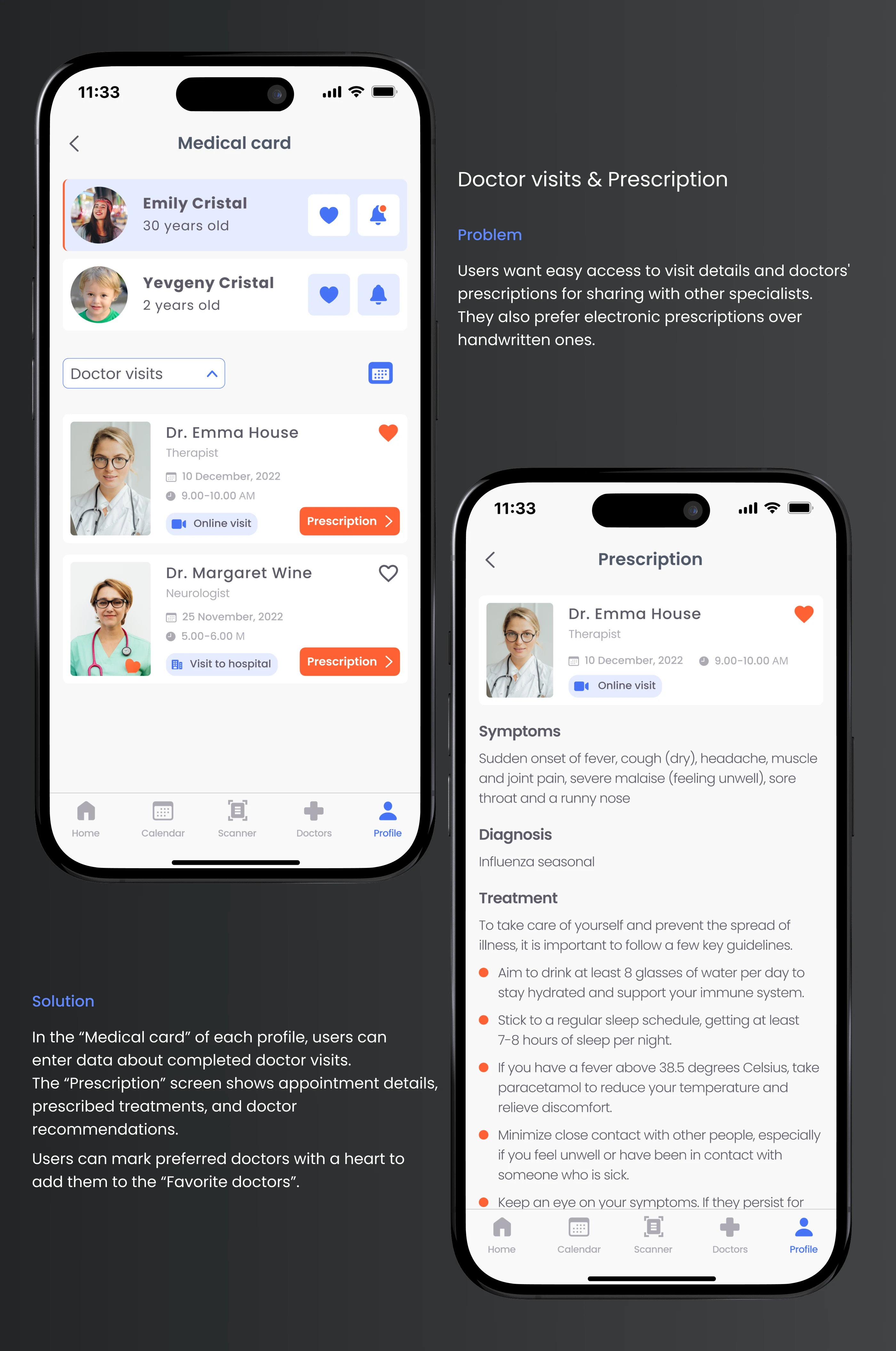 HealthyPal | Mobile app & UX UI design — Изображение №15 — Интерфейсы на Dprofile