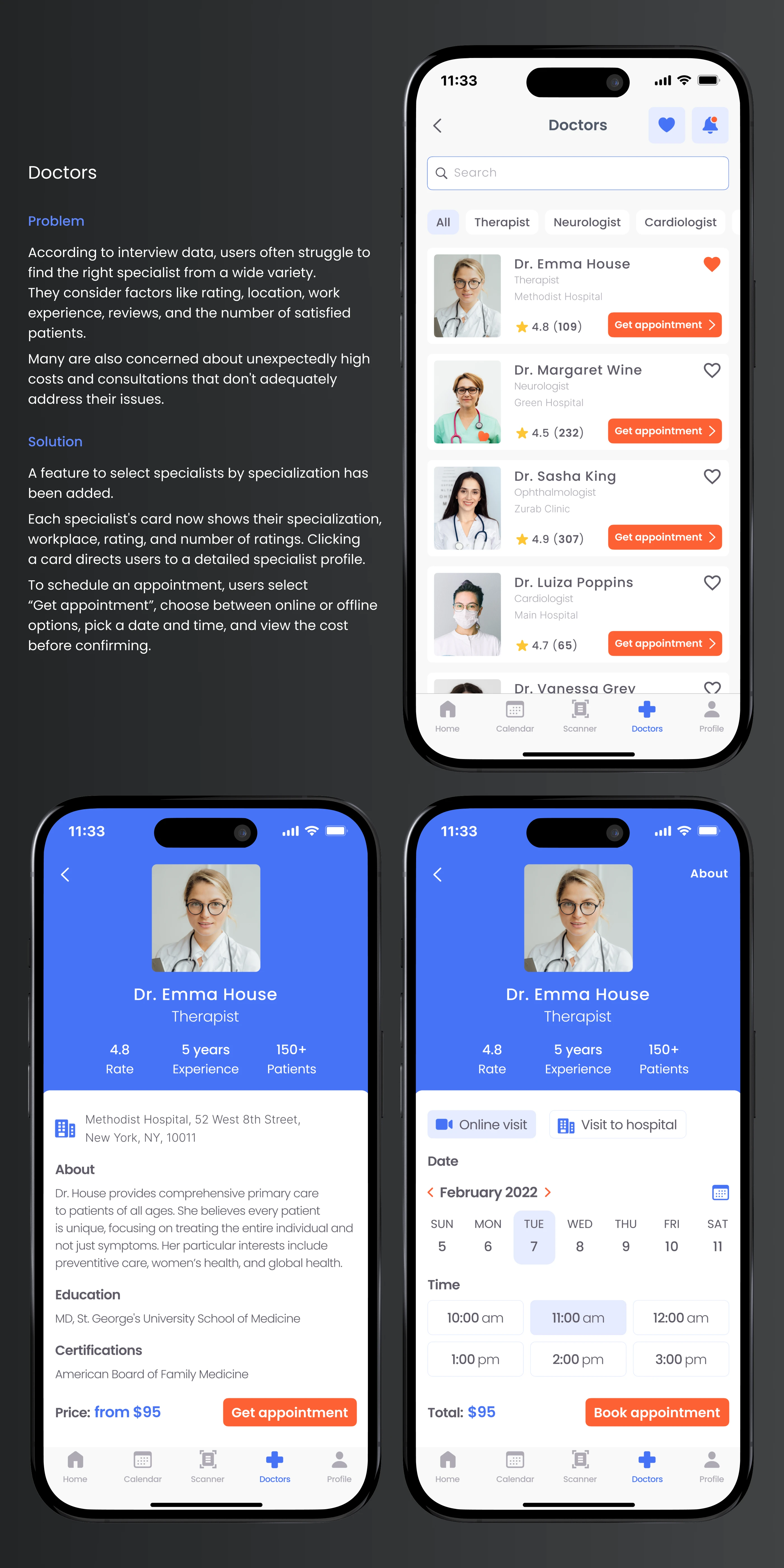 HealthyPal | Mobile app & UX UI design — Изображение №13 — Интерфейсы на Dprofile