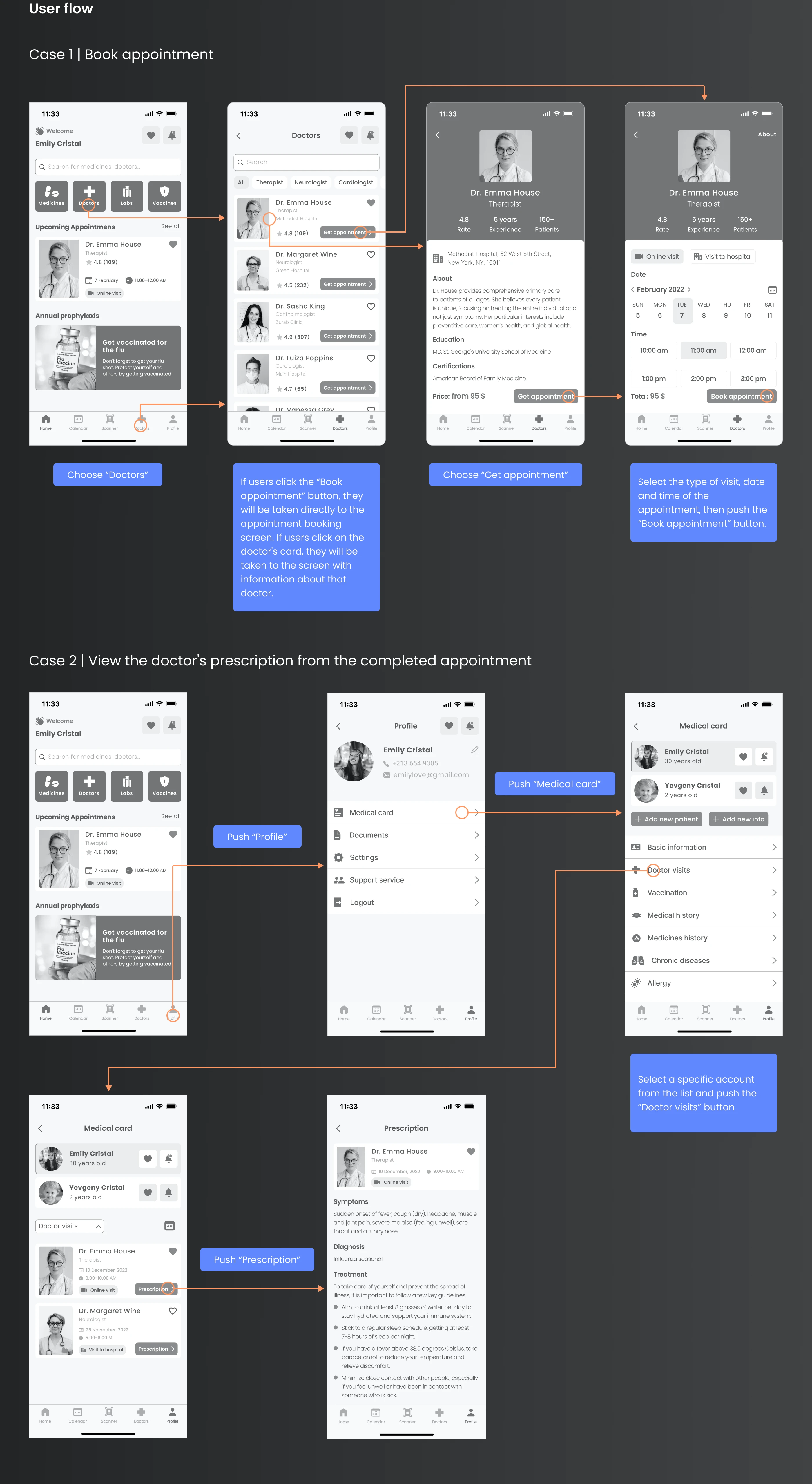 HealthyPal | Mobile app & UX UI design — Изображение №7 — Интерфейсы на Dprofile