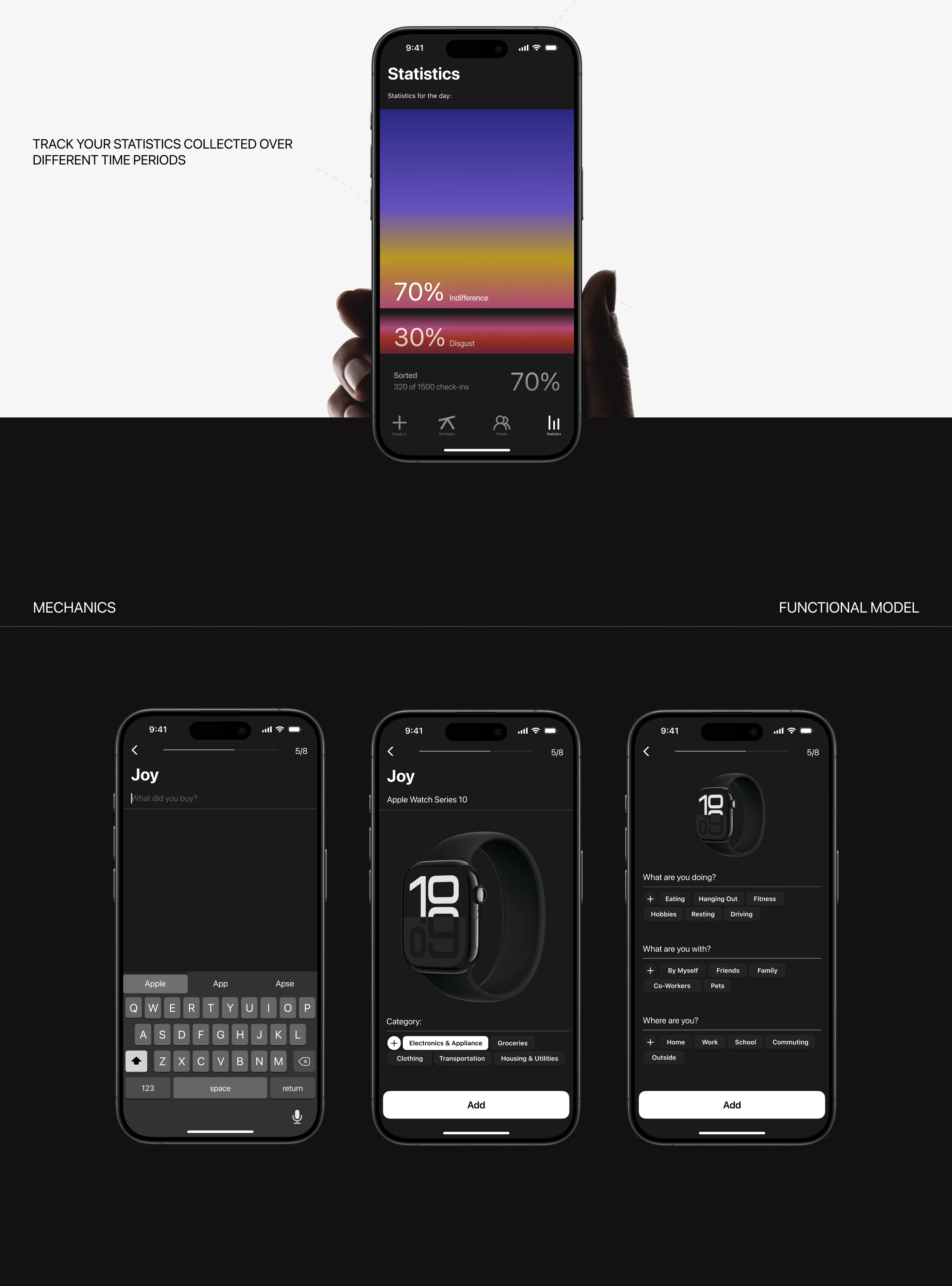 IMPULSE — Emotion Tracking Mobile App — Изображение №9 — Интерфейсы на Dprofile