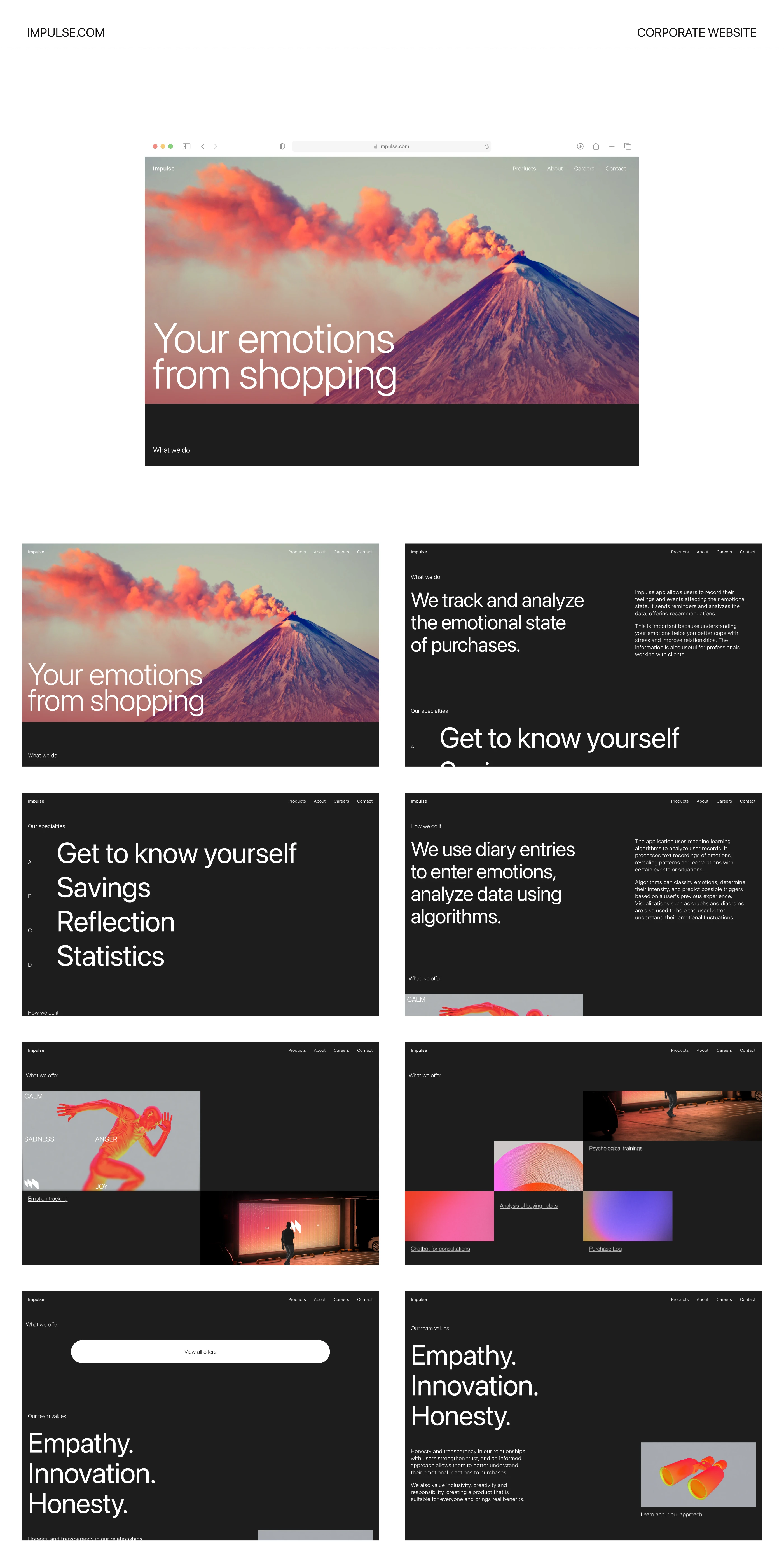 IMPULSE — Emotion Tracking Mobile App — Изображение №11 — Интерфейсы на Dprofile
