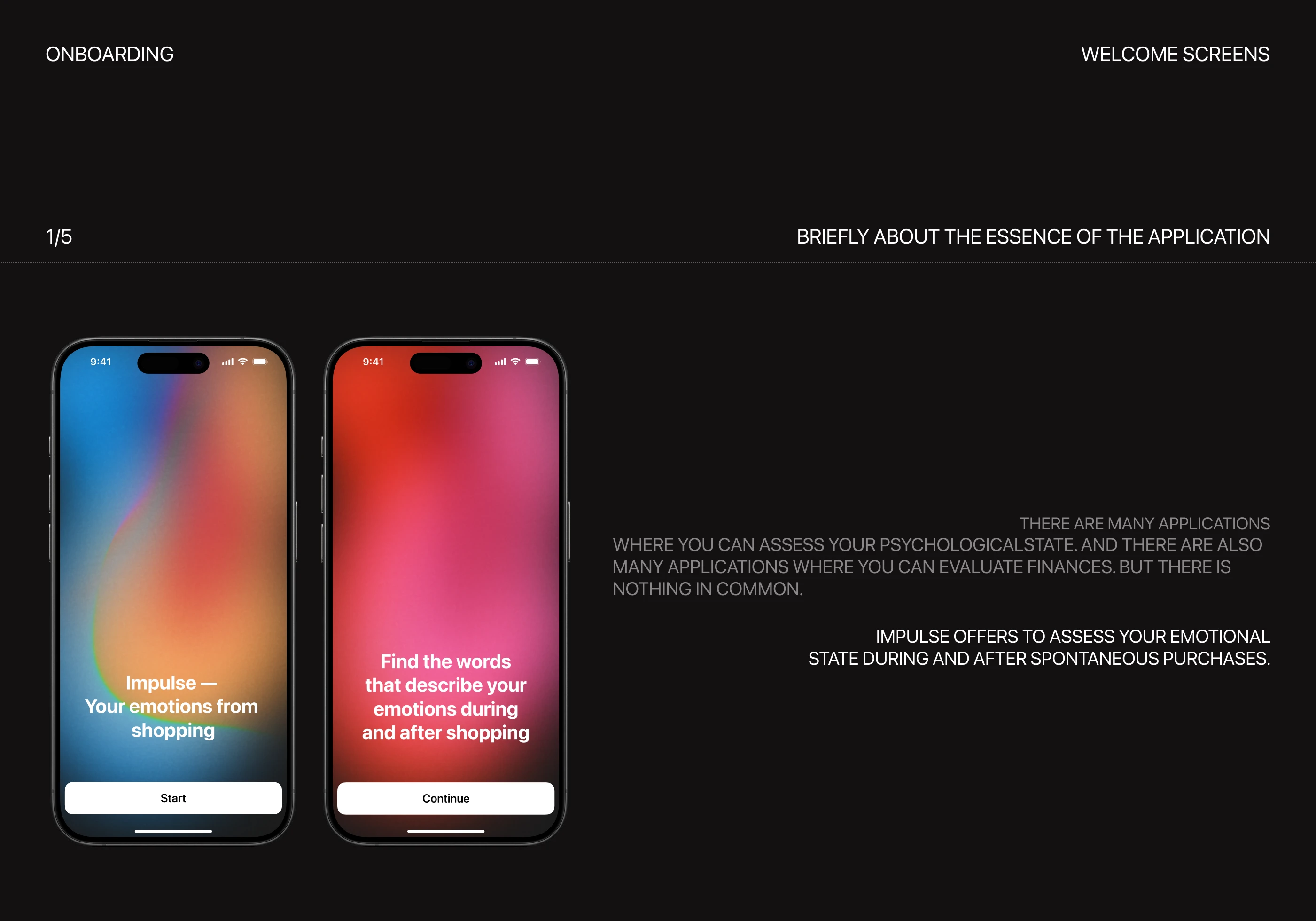 IMPULSE — Emotion Tracking Mobile App — Изображение №4 — Интерфейсы на Dprofile