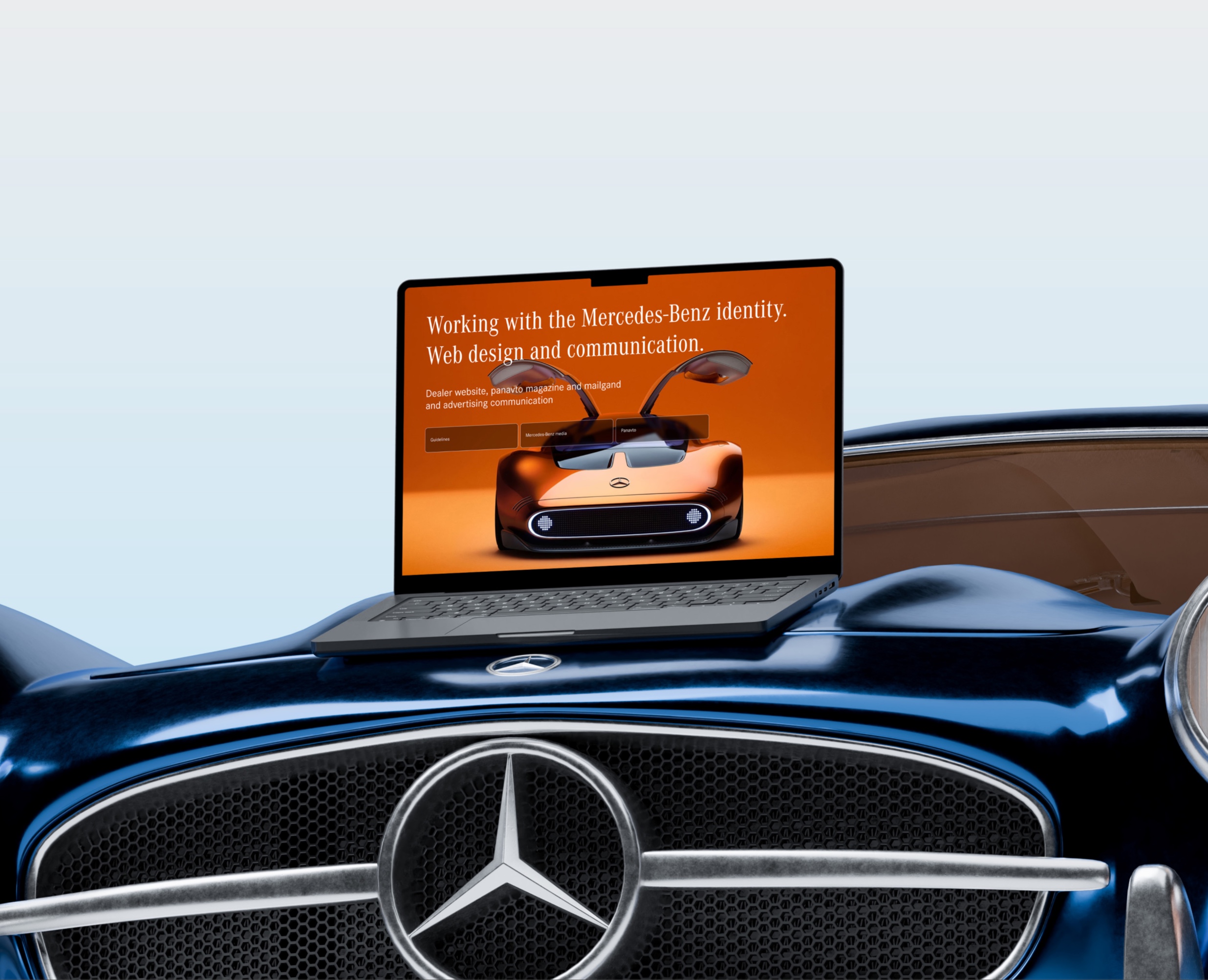 Mercedes-Benz. Фирменный стиль / Дилерский сайт на Dprofile