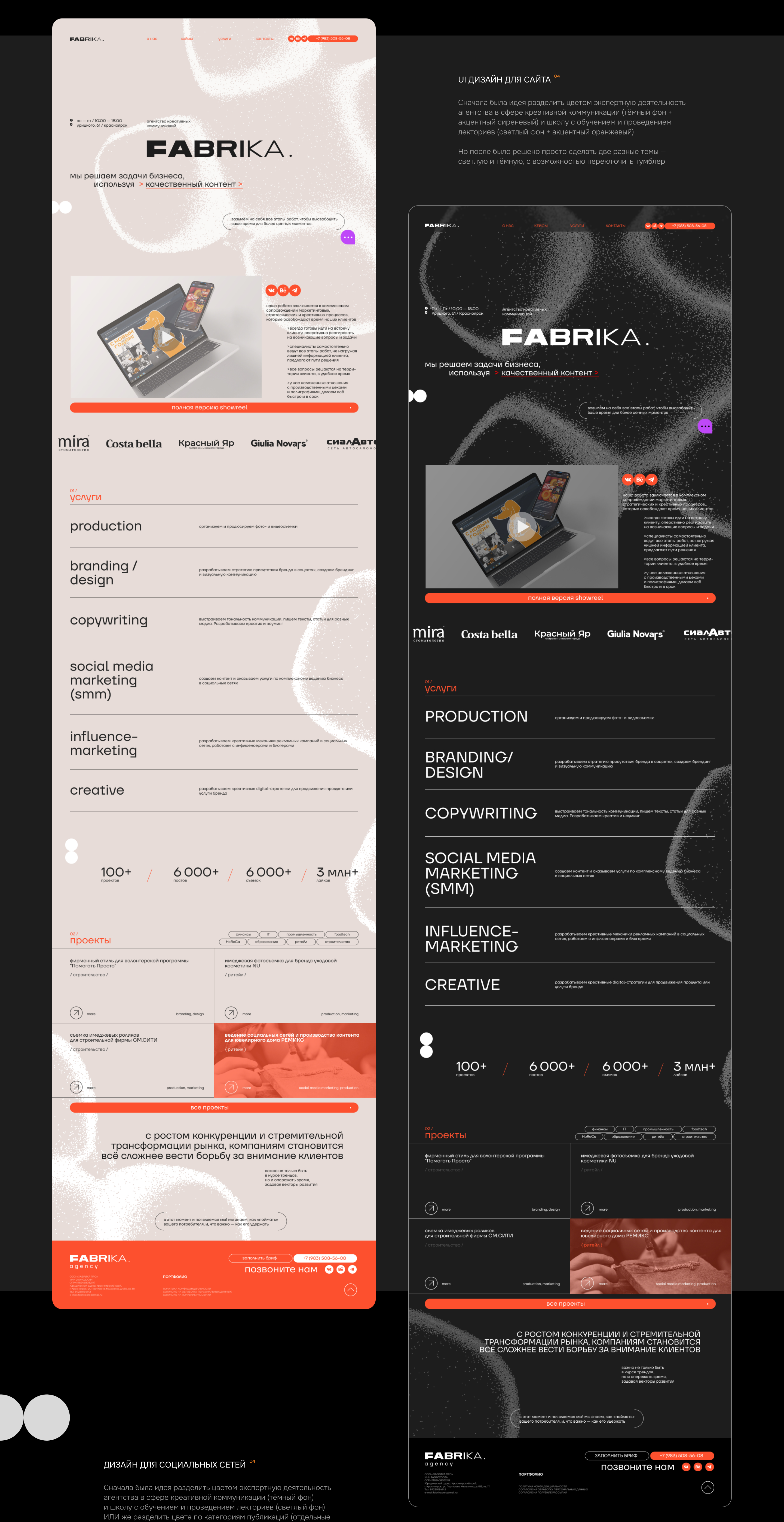 Logo / branding / website / social media FABRIKA '25 — Изображение №7 — Брендинг на Dprofile