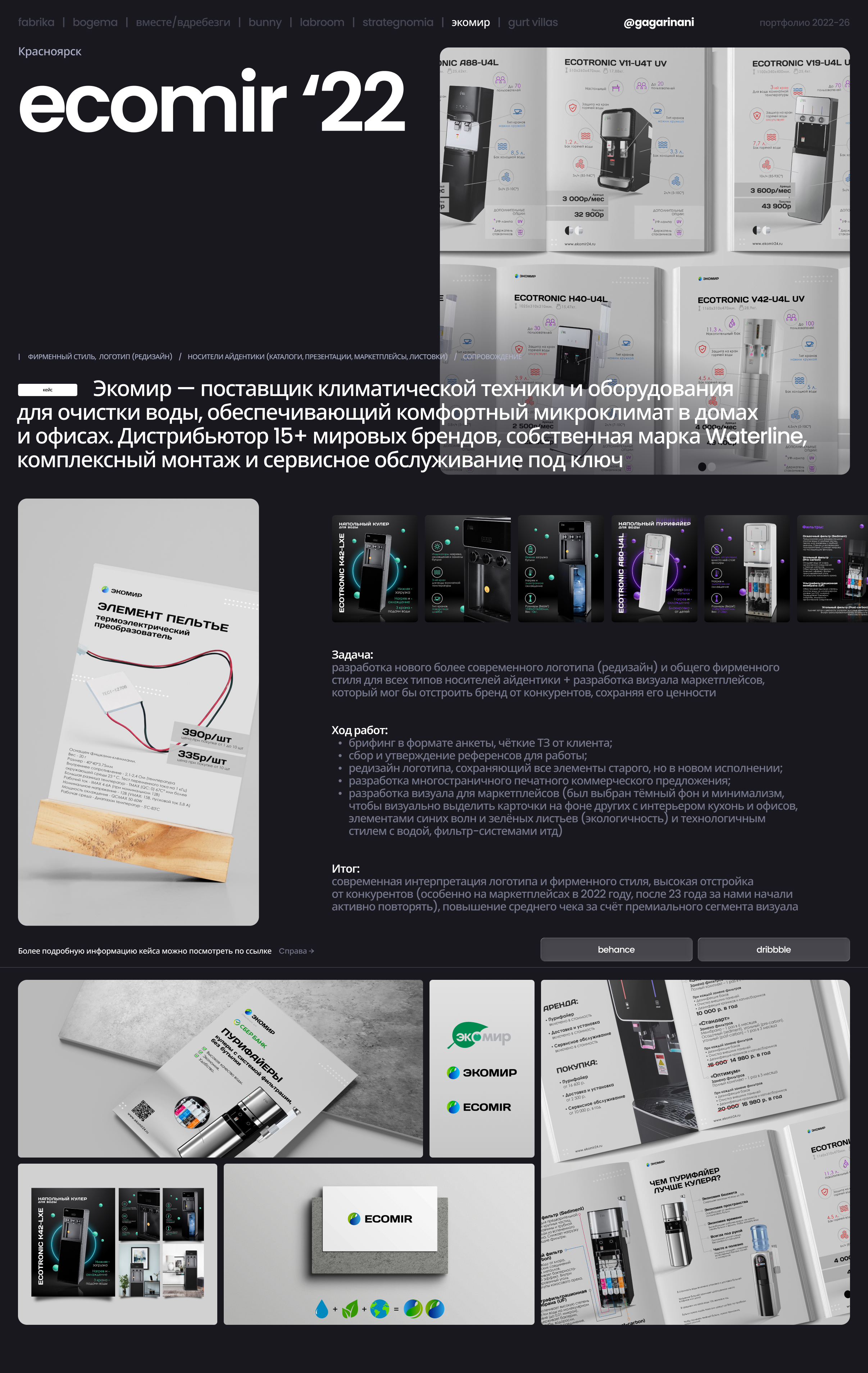 Portfolio '22-23 Brand Identity (фирменный стиль, логотип, социальные сети, сайт, упаковка, кп) — Изображение №8 — Брендинг на Dprofile